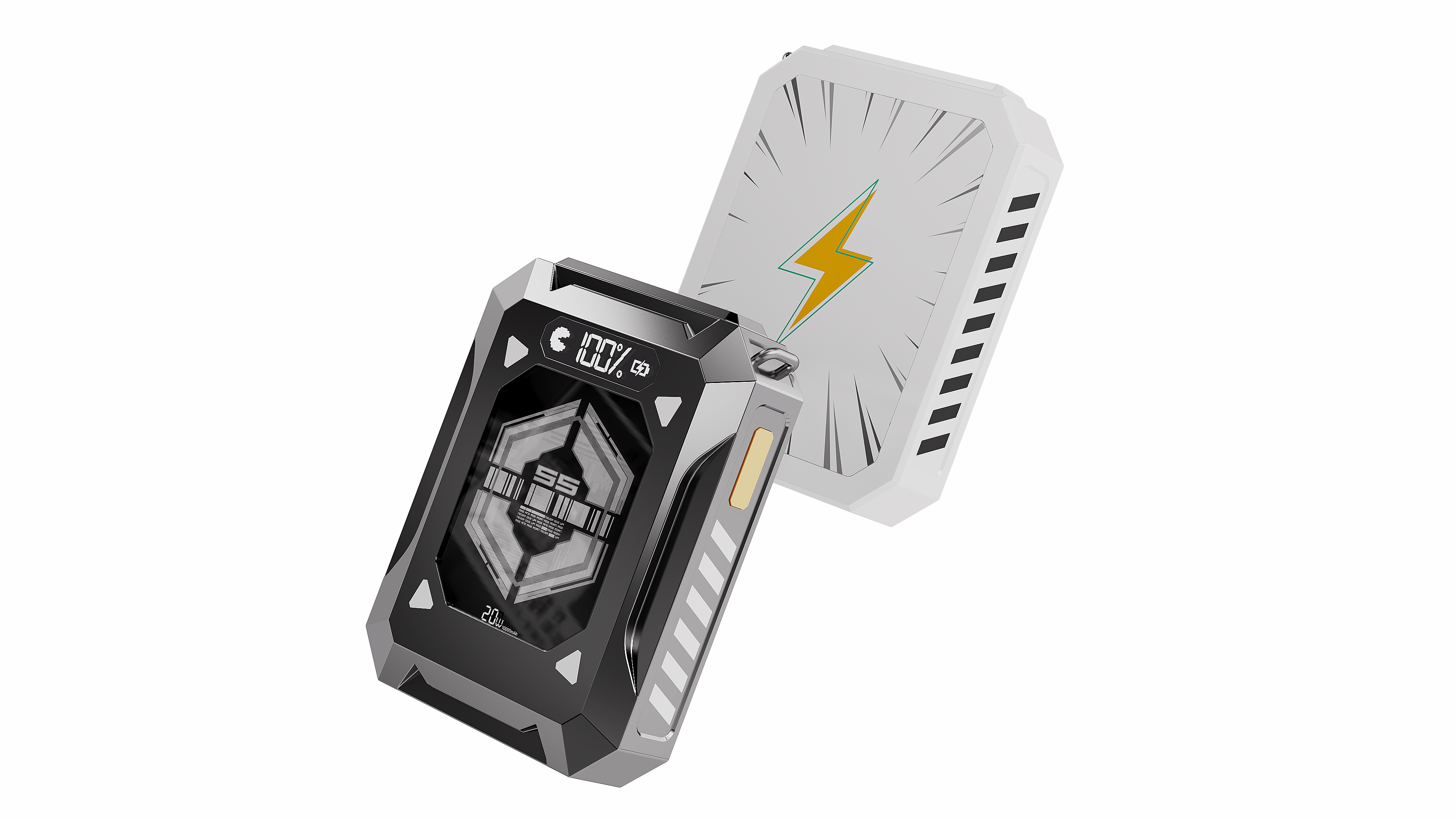 Magnetic attraction，portable source，Wireless charging treasure，portable battery，Tide play，