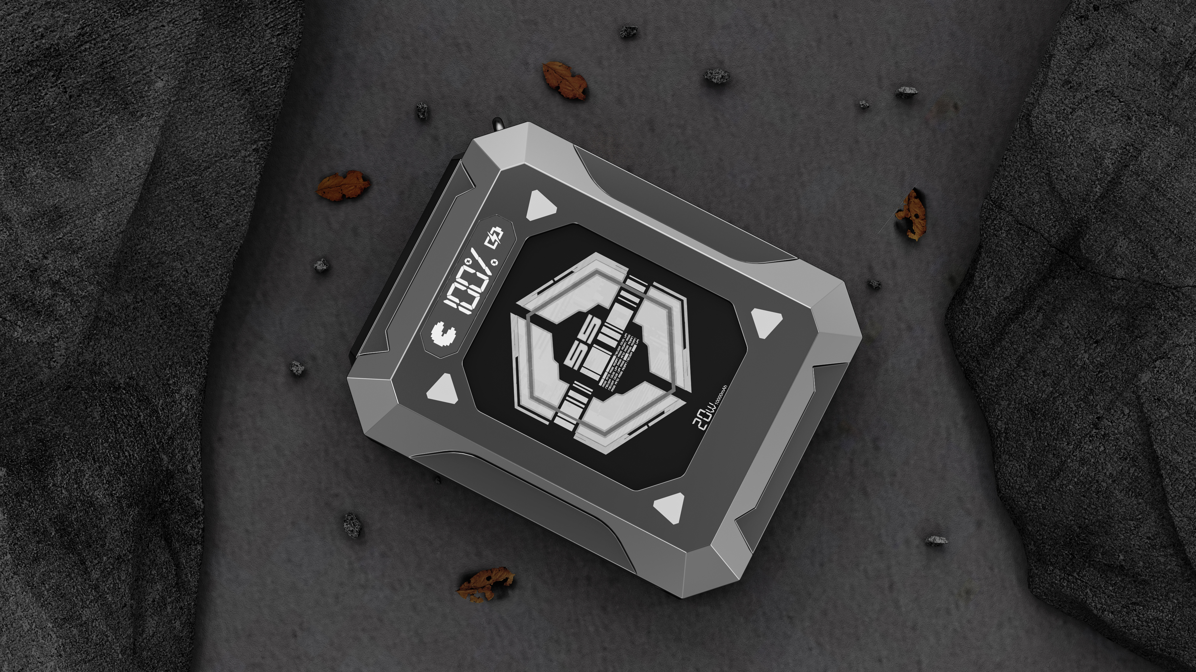 Magnetic attraction，portable source，Wireless charging treasure，portable battery，Tide play，