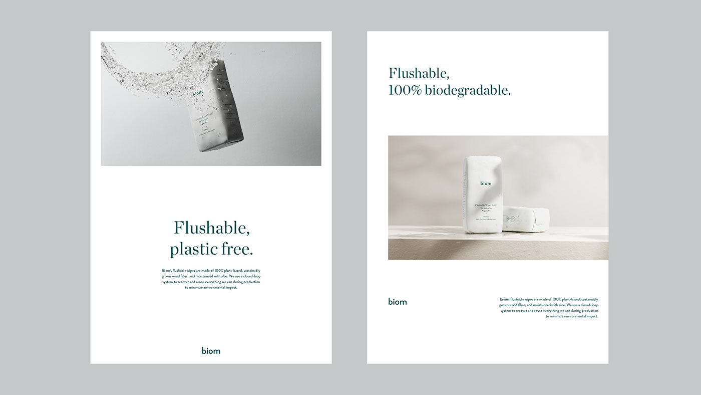 Santal Natura，biom，Wet towel，packing design，