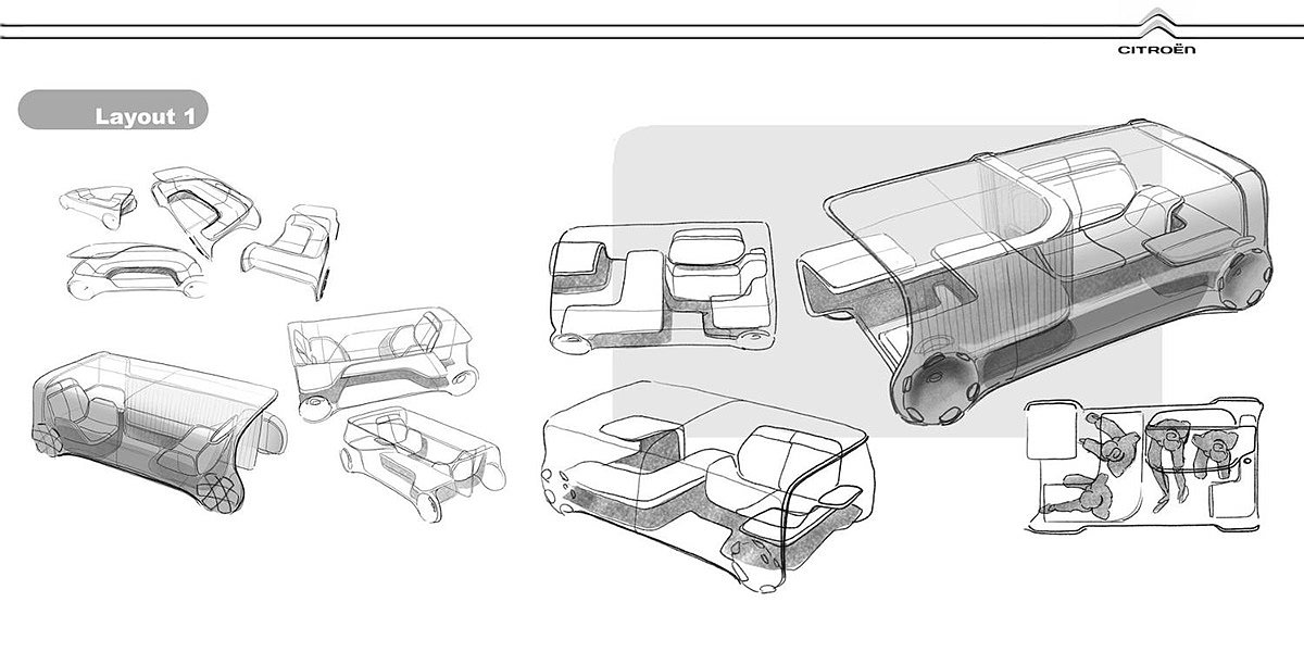 Citroën One，汽车，交通工具，概念车，