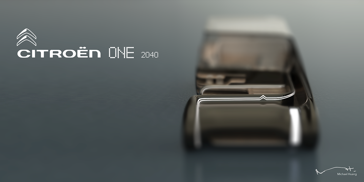 Citroën One，automobile，vehicle，Concept Car，