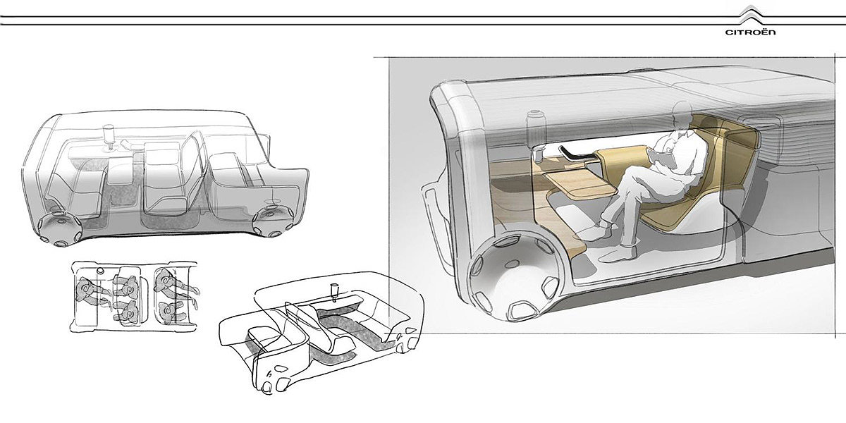 Citroën One，automobile，vehicle，Concept Car，