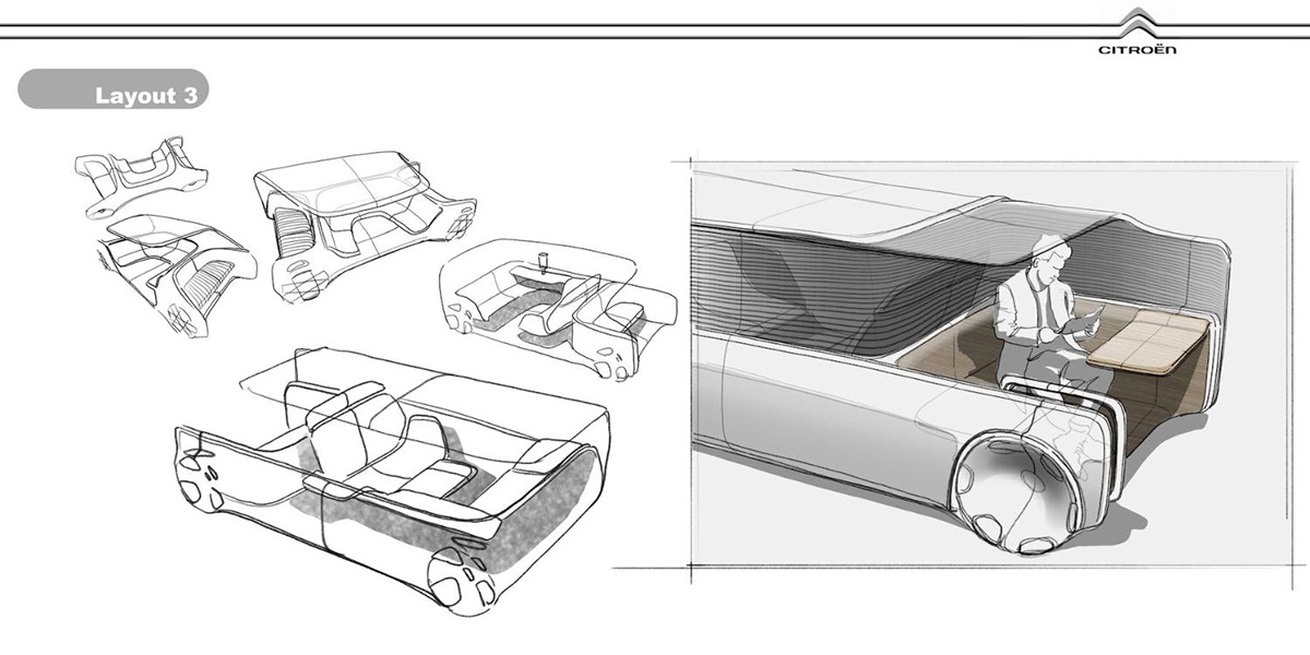Citroën One，automobile，vehicle，Concept Car，