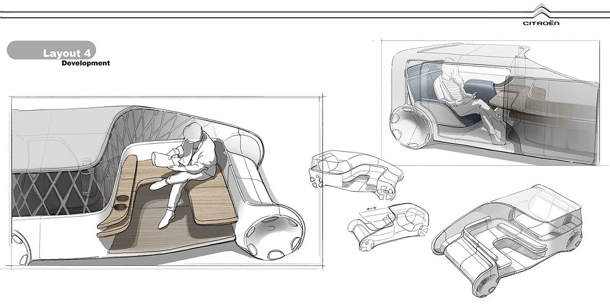 Citroën One，automobile，vehicle，Concept Car，