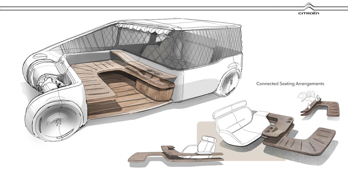 Citroën One，automobile，vehicle，Concept Car，