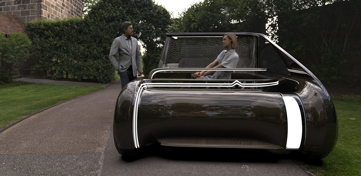 Citroën One，automobile，vehicle，Concept Car，