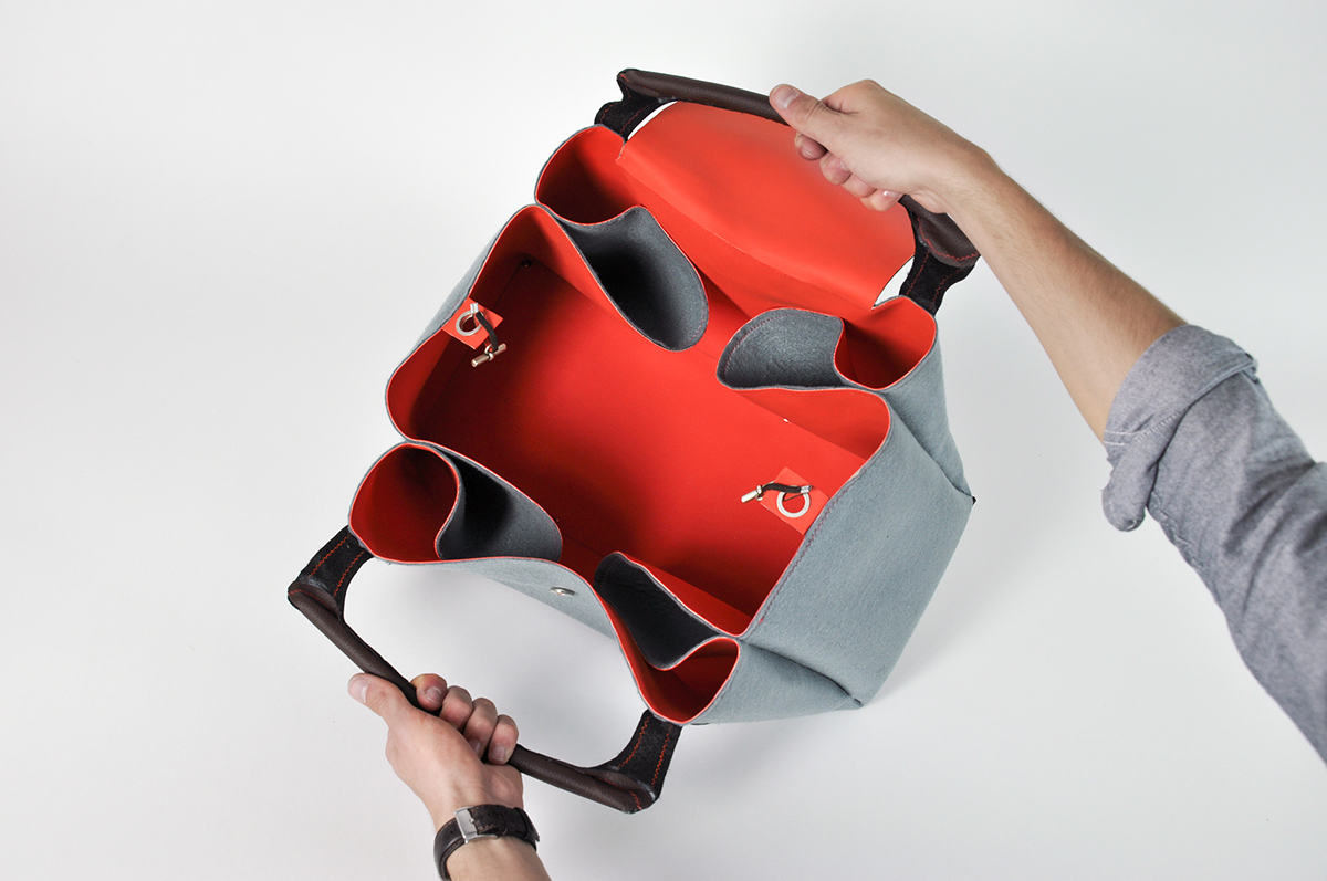 handbag，knapsack，multi-function，product design，
