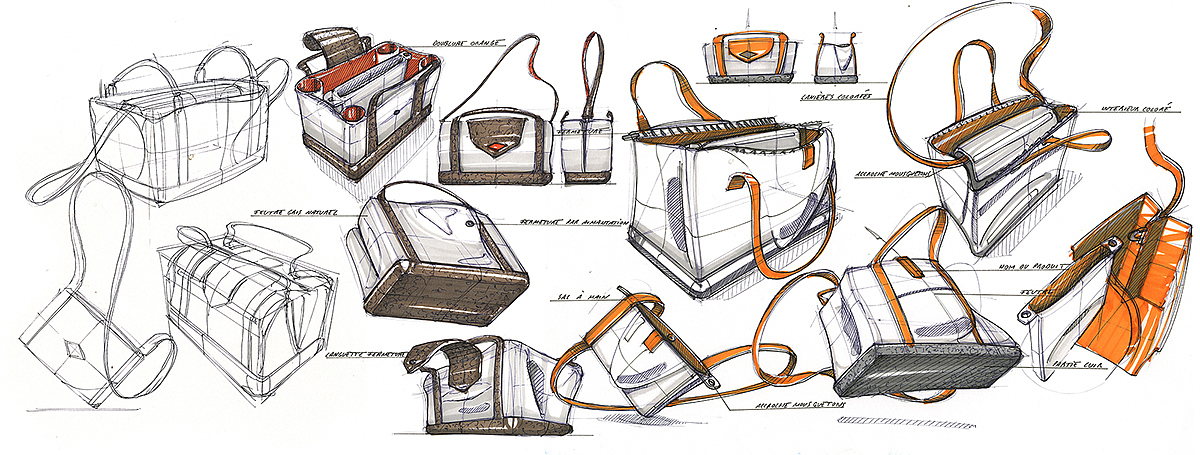 handbag，knapsack，multi-function，product design，