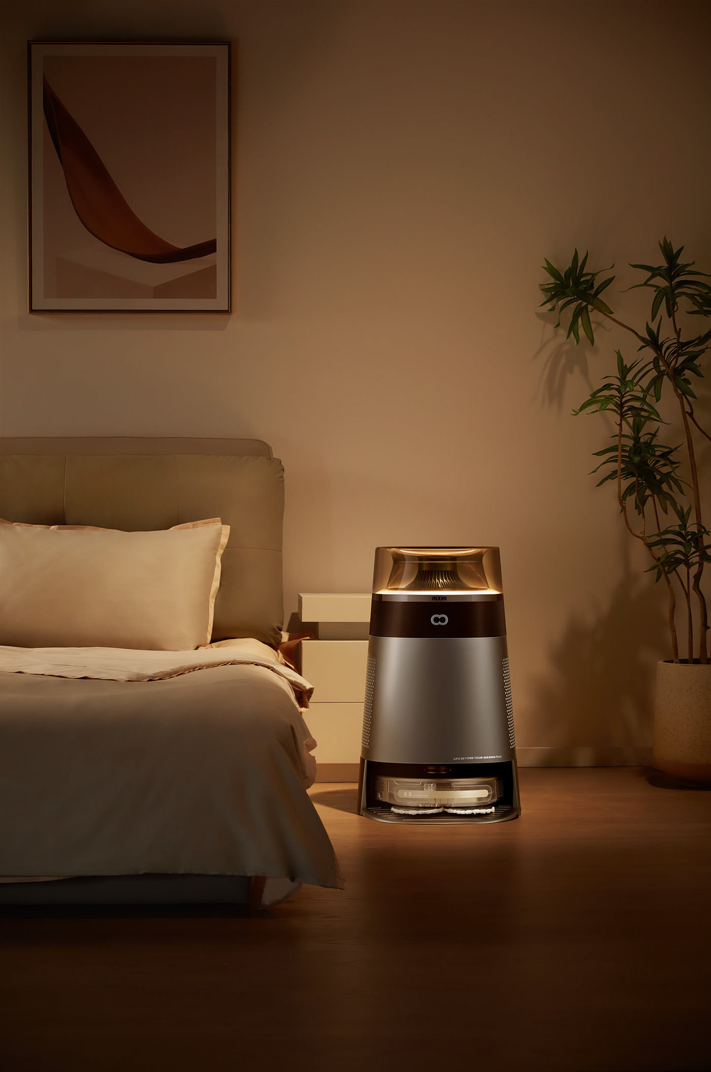 Sweeping robot，air cleaner，loudspeaker box，Atmosphere lamp，robot，harman kardon ，Sense of science and technology，household electrical appliances，