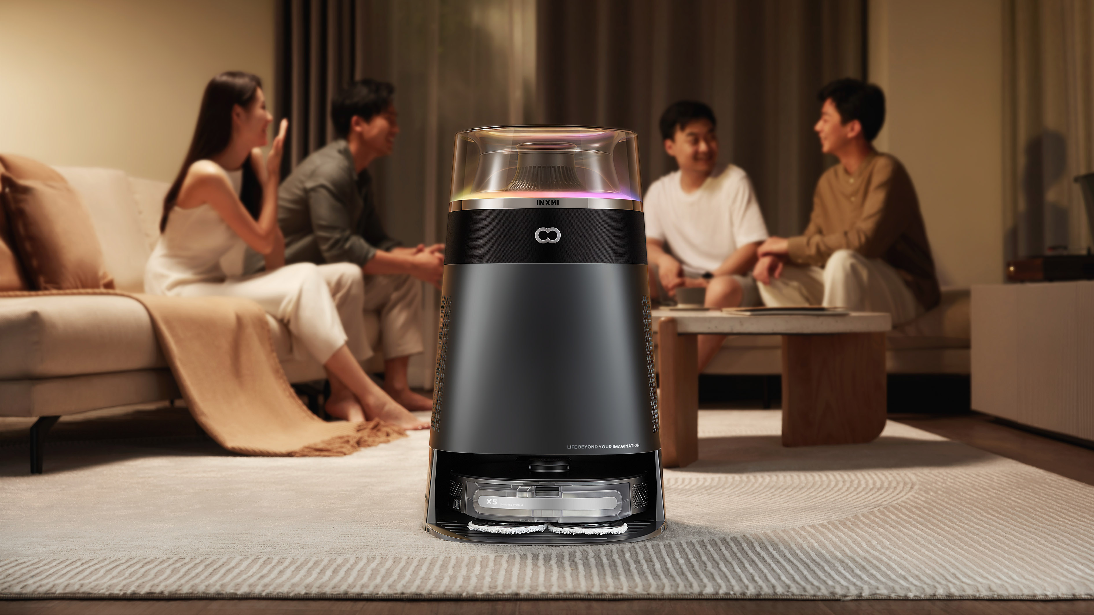 Sweeping robot，air cleaner，loudspeaker box，Atmosphere lamp，robot，harman kardon ，Sense of science and technology，household electrical appliances，