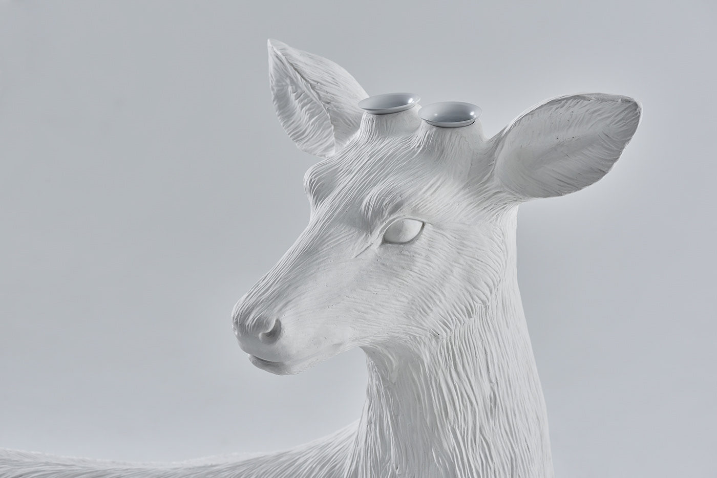 product design，white，deer，vase，Interior design，