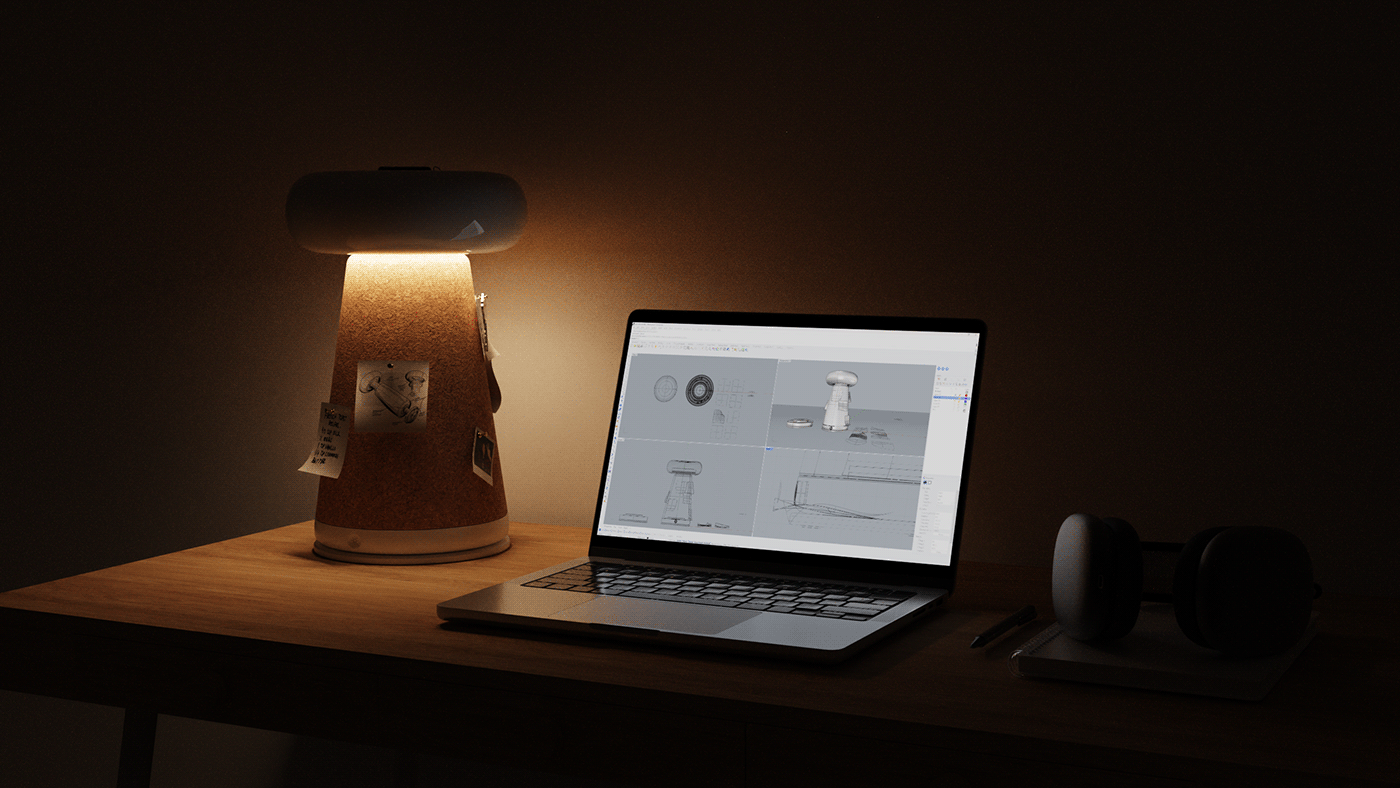 Spin，lamp，desk，Desk lamp，