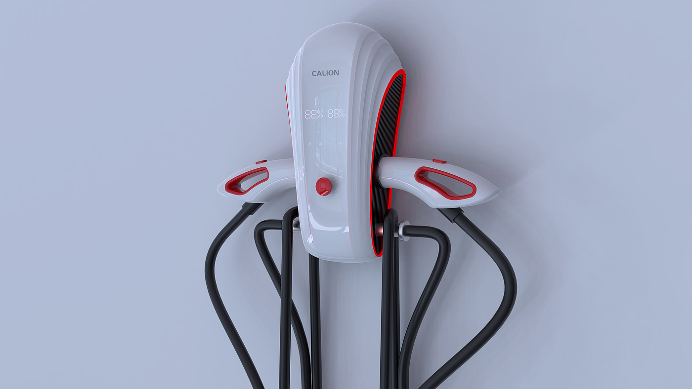 product design，Appearance design，Charging pile，industrial design，Sense of science and technology，Simplicity，