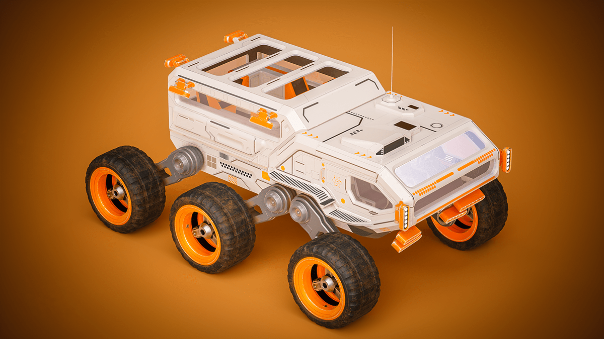 Mars rover，