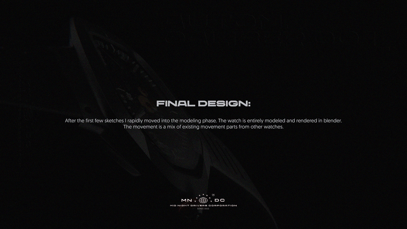 MNDC CONCEPT WATCH_A，Wristwatch，