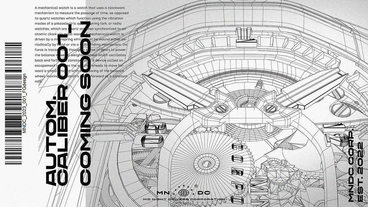 MNDC CONCEPT WATCH_A，Wristwatch，