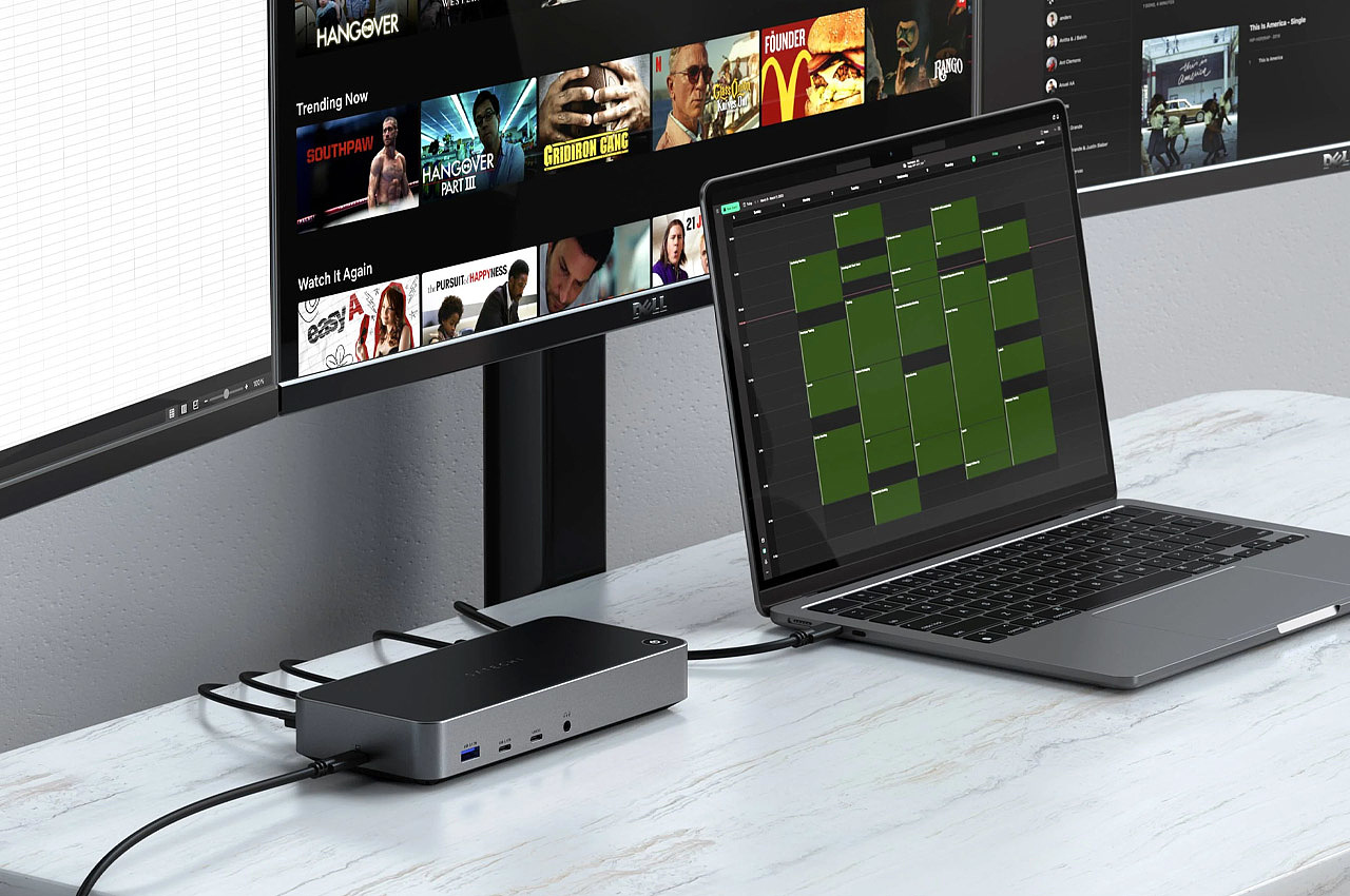 Villages，Satechi Triple 4K，Docking station，