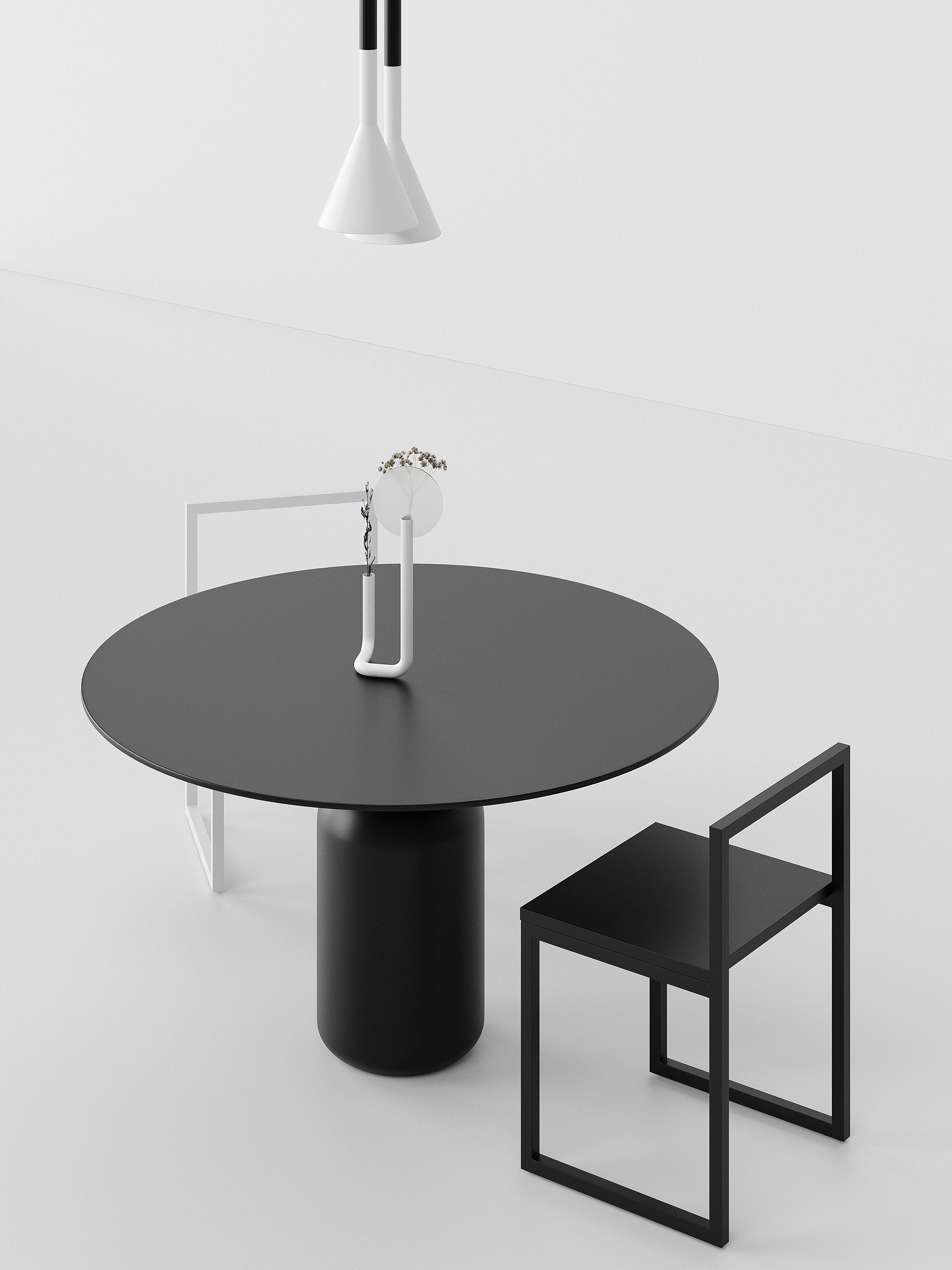 SILHOUETTE VASE，vase，