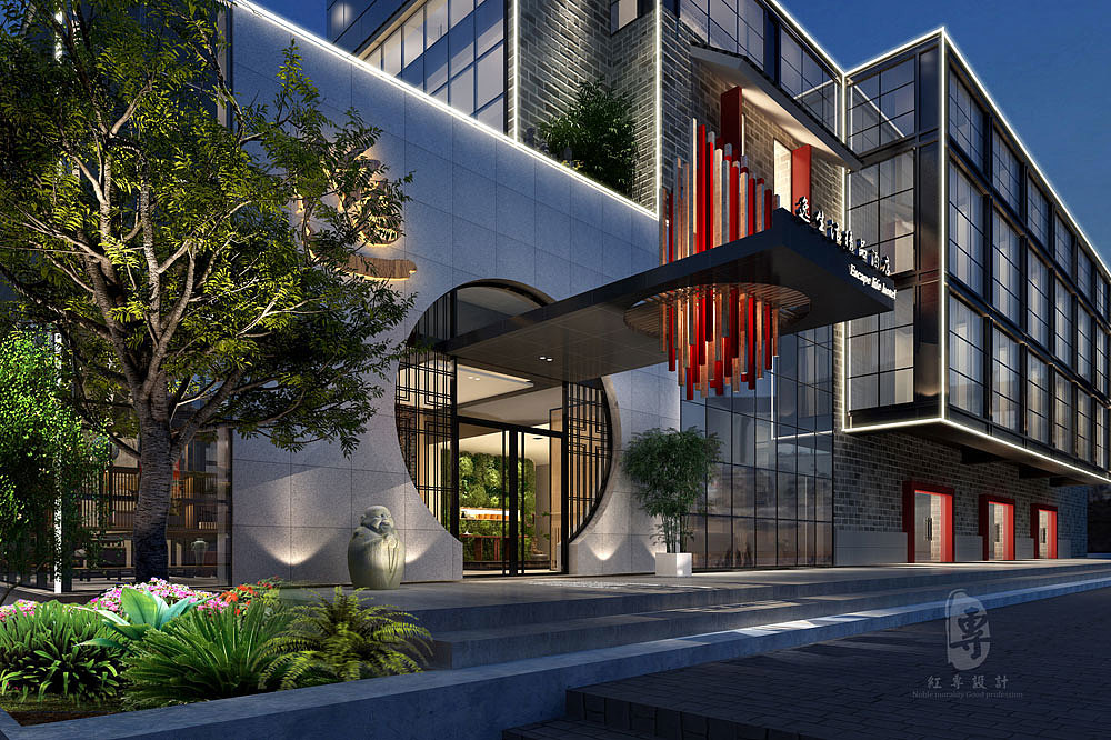 Hotel Design，Boutique Hotel Design，Chengdu Hongzhuan，