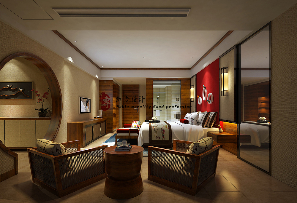 Hotel Design，Theme hotel design，Chengdu Hongzhuan，