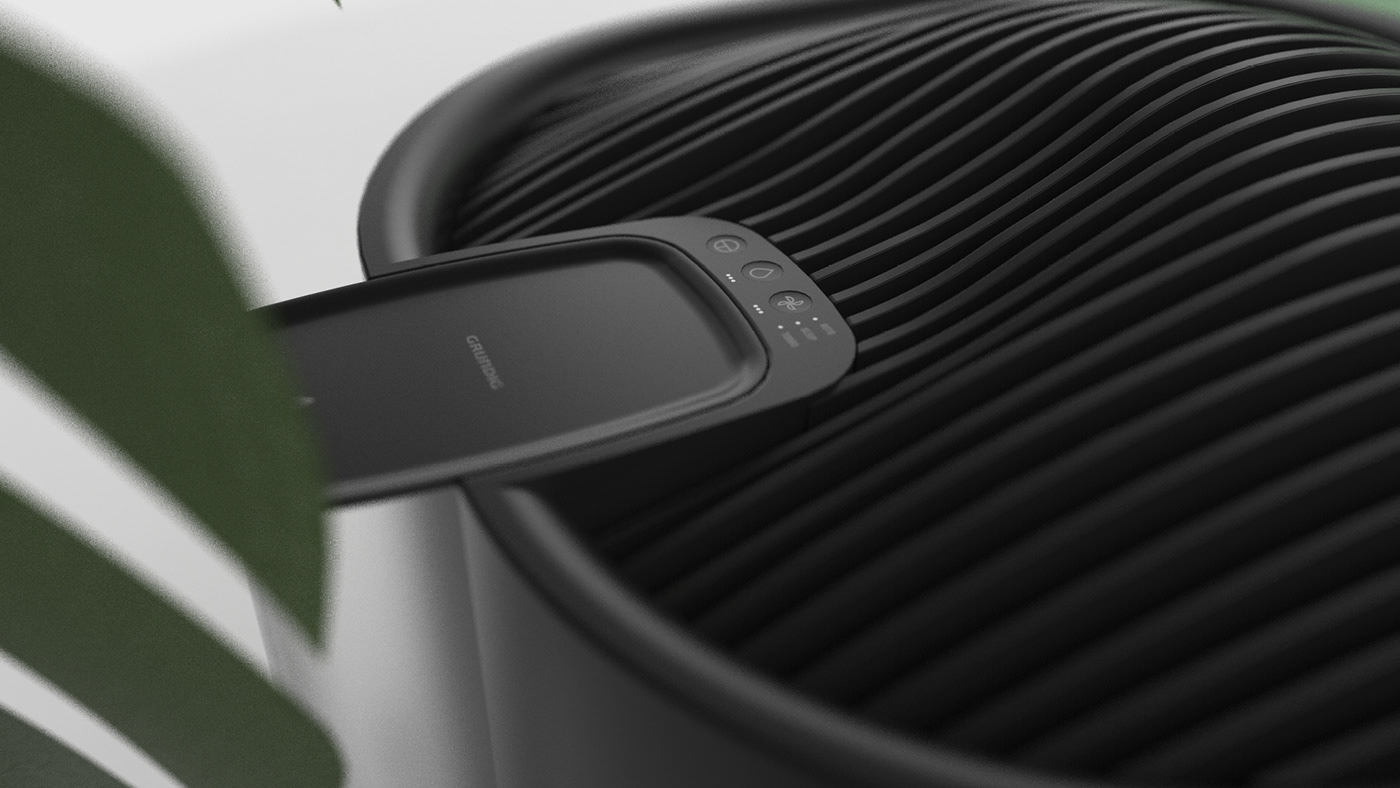 GRUNDIG，air cleaner，conceptual design，small home appliances，