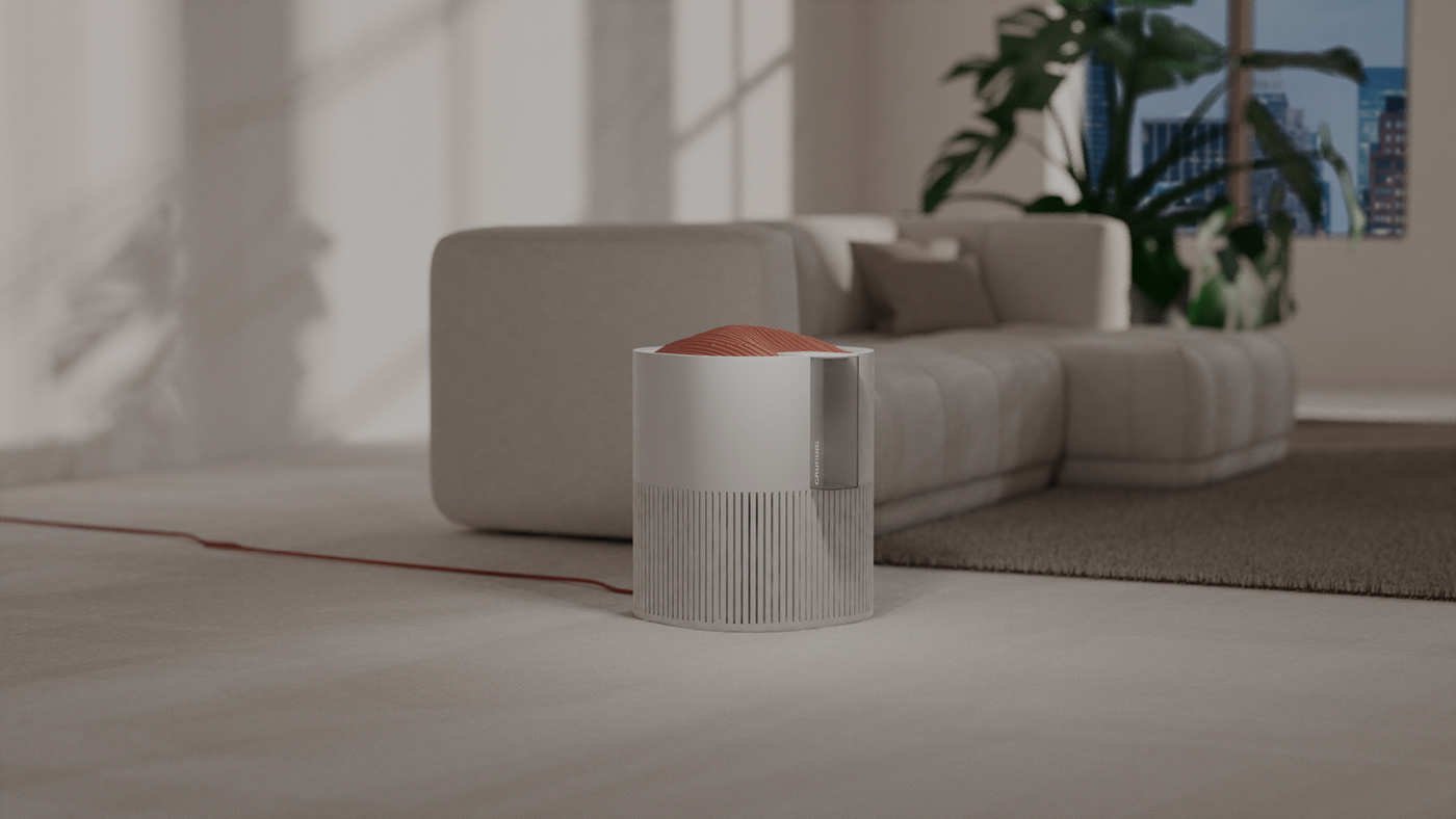 GRUNDIG，air cleaner，conceptual design，small home appliances，