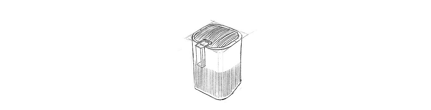 GRUNDIG，air cleaner，conceptual design，small home appliances，