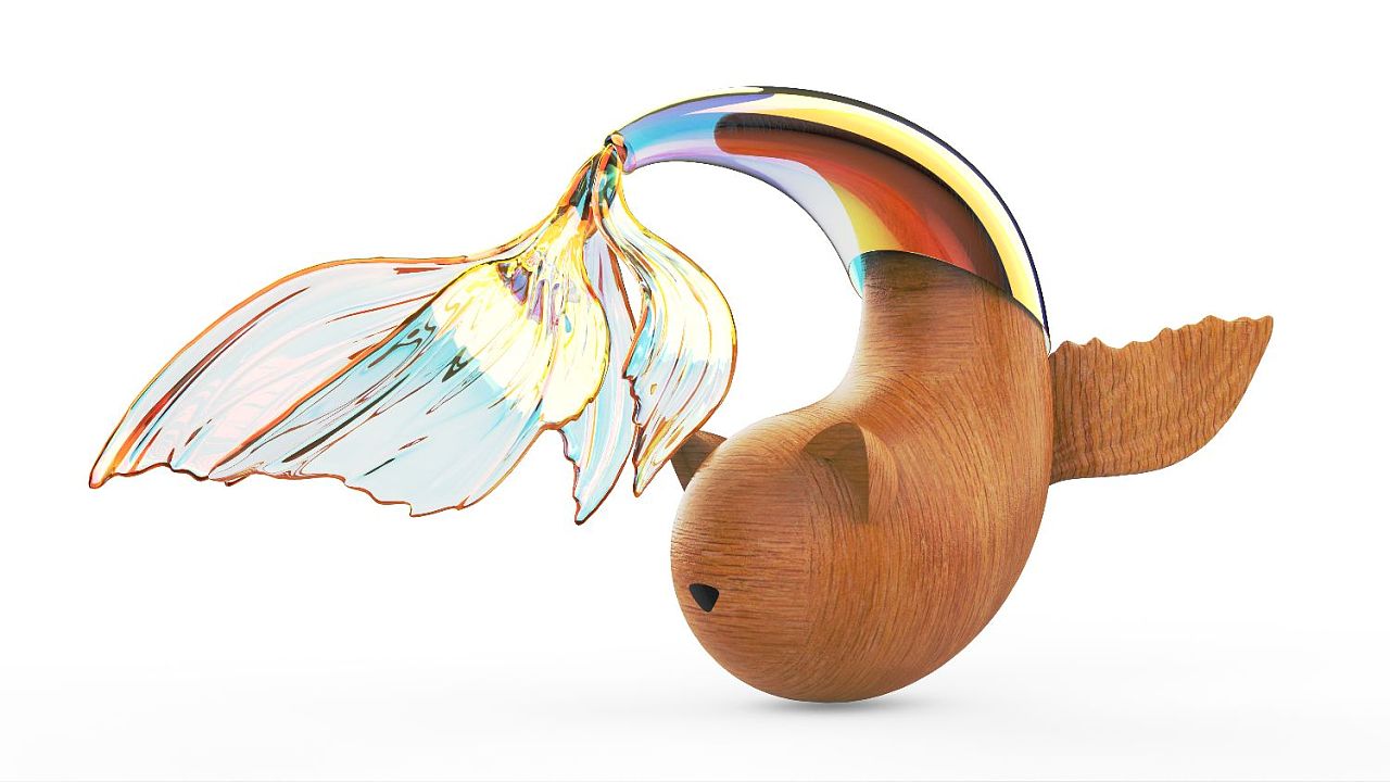 Meichen，Cultural creation，cat，fish，