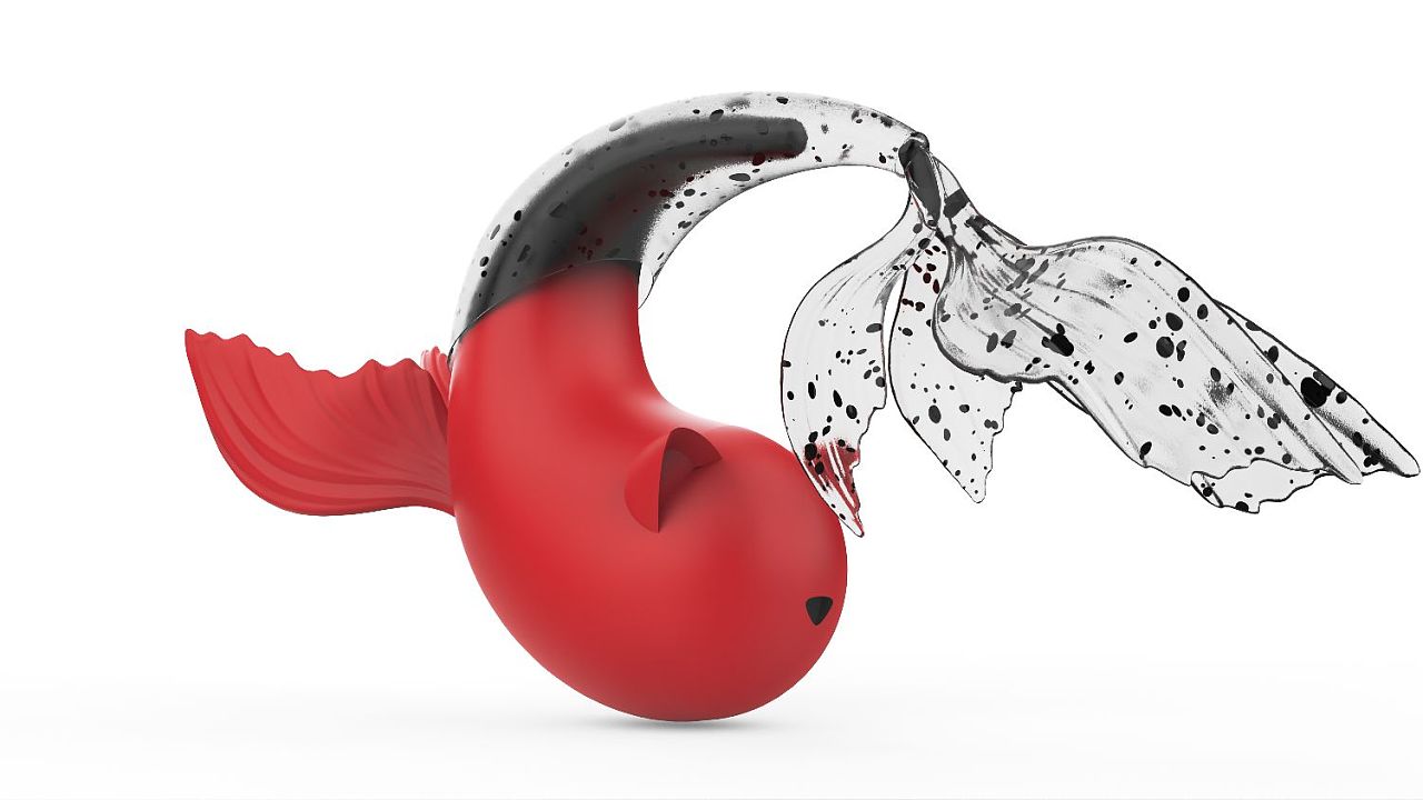 Meichen，Cultural creation，cat，fish，