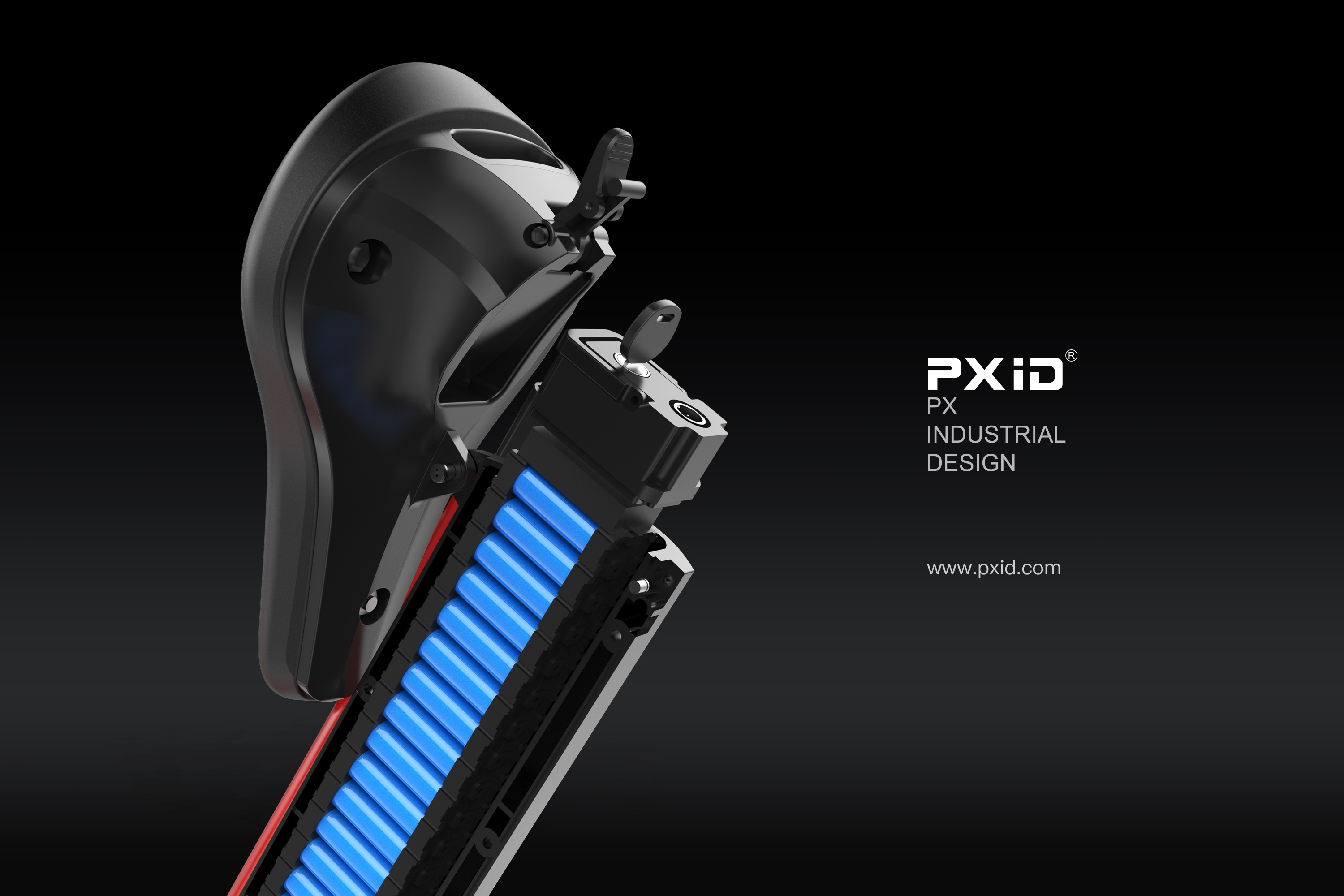 Product oriented industrial design，Scooter design，Design of electric scooter，pxid，Balance car design，Design of walking tools for the elderly，
