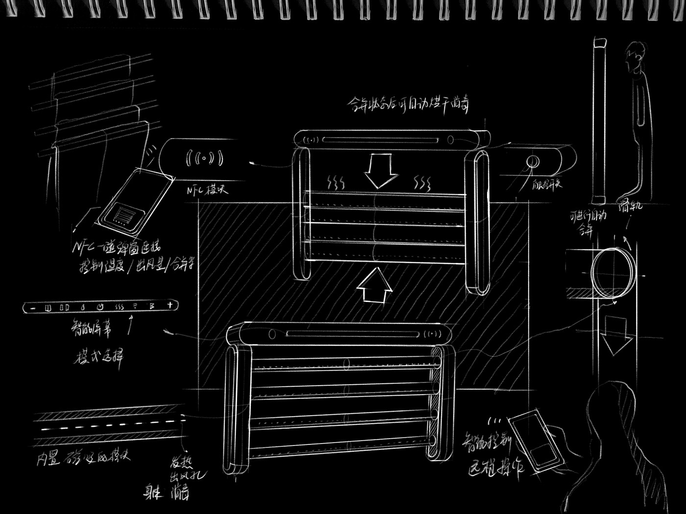 Modular design，drying rack design，Sketch design，product design，industrial design，