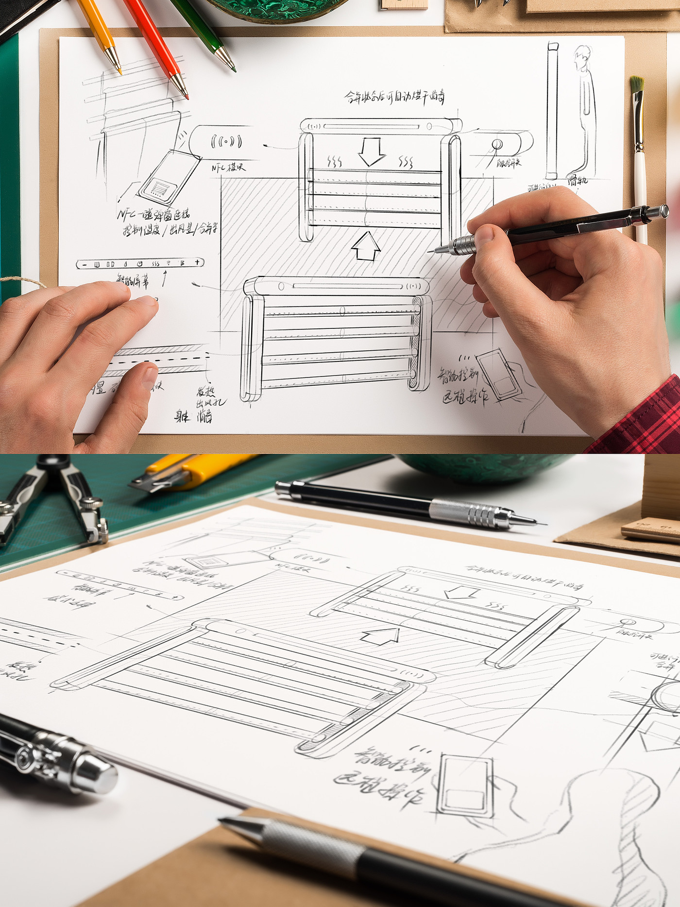 Modular design，drying rack design，Sketch design，product design，industrial design，