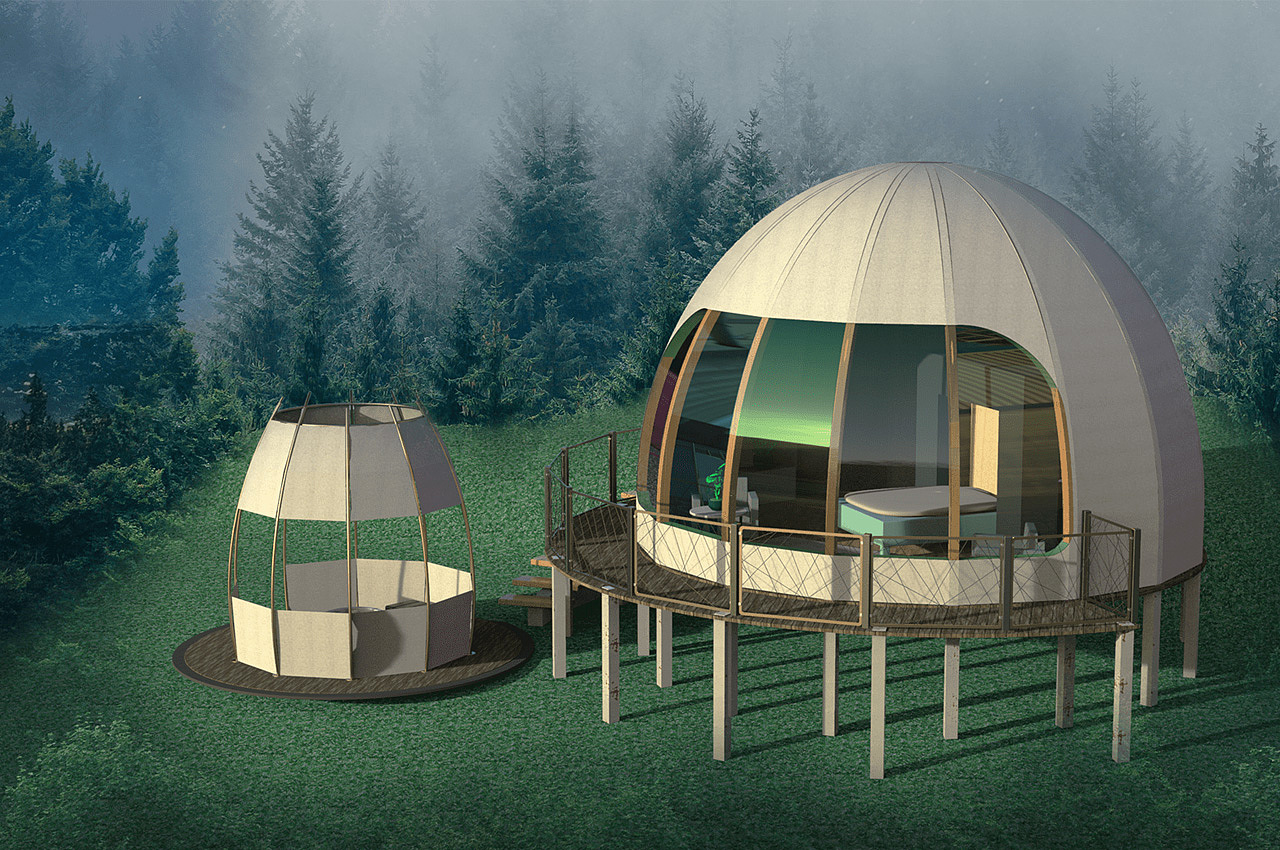 SpherEscape，Tent，Outdoor equipment，spherical tent，