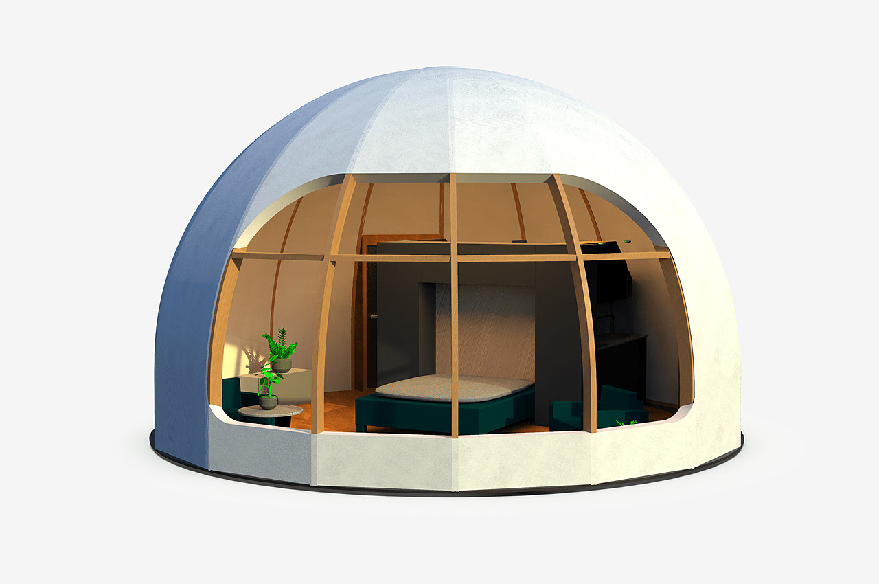 SpherEscape，Tent，Outdoor equipment，spherical tent，