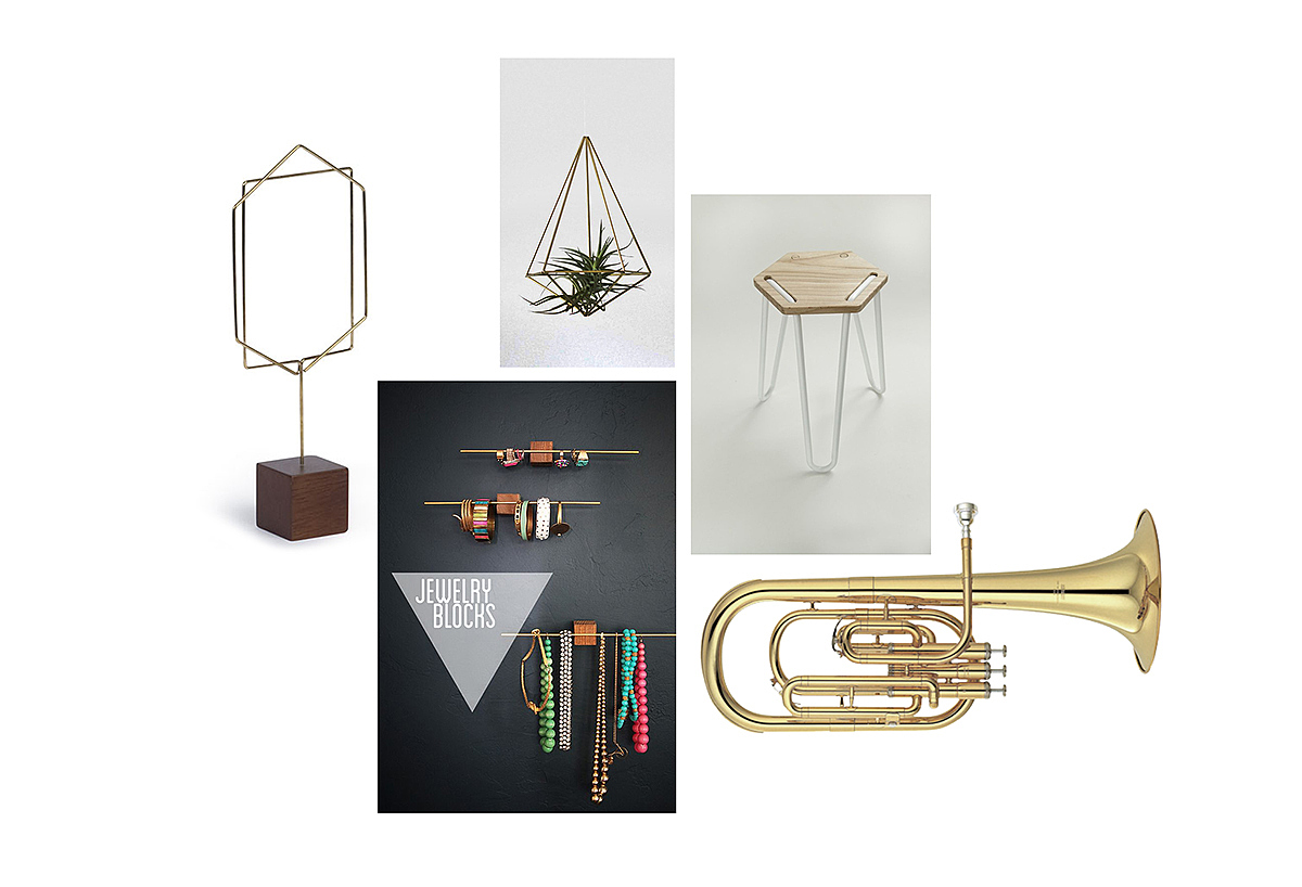 Umbra brand，TRINKET，Jewelry Earring frame，Metal，Powder coating，
