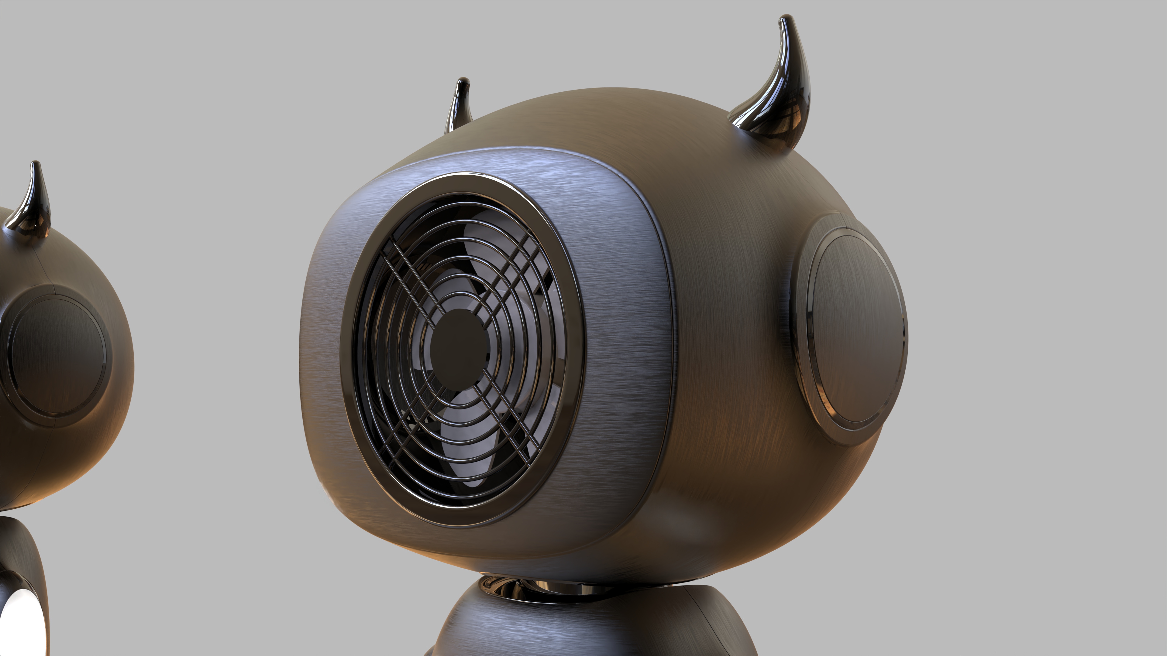 science and technology，Fan，IP image，intelligence，portable and lightweight，