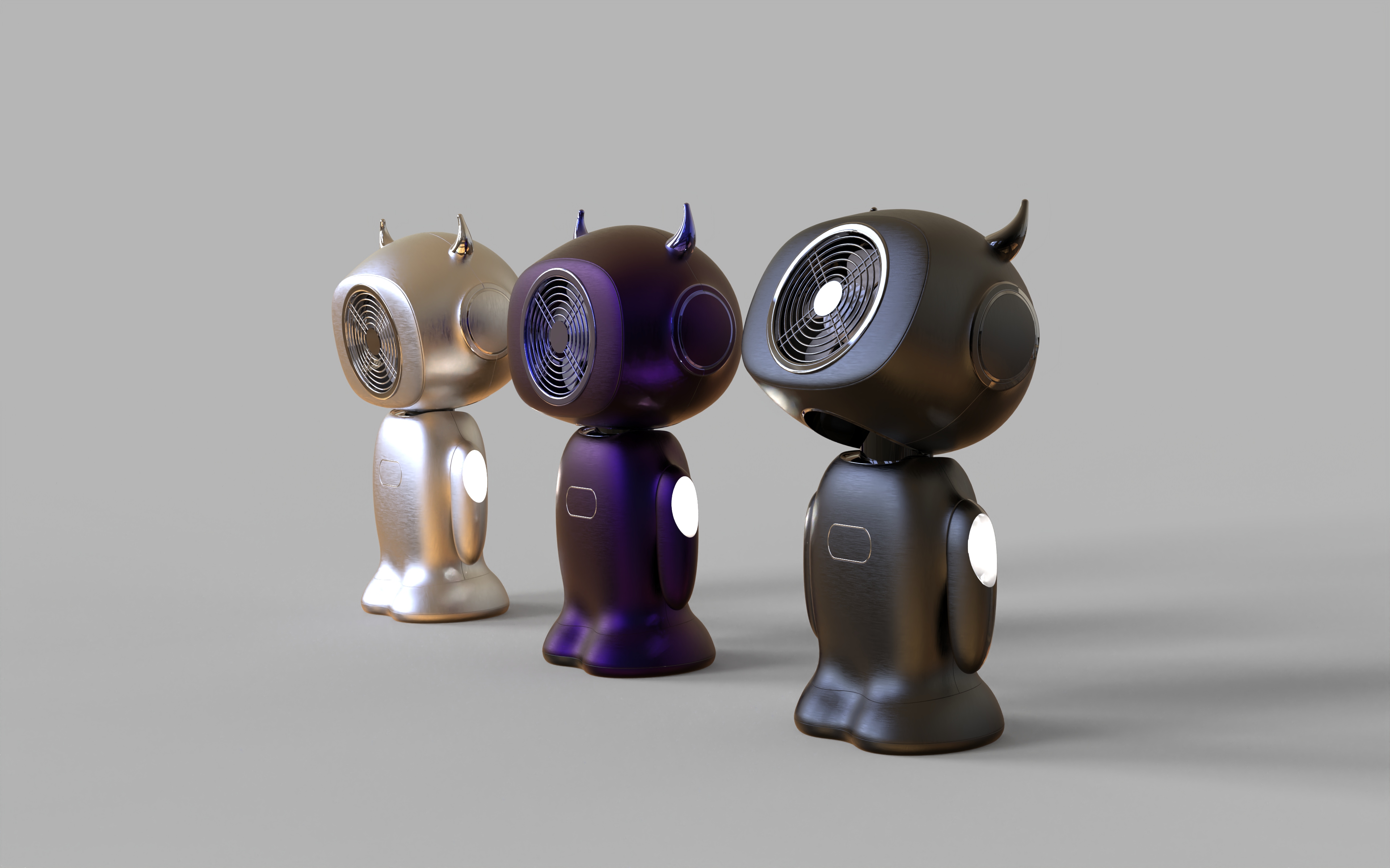 science and technology，Fan，IP image，intelligence，portable and lightweight，