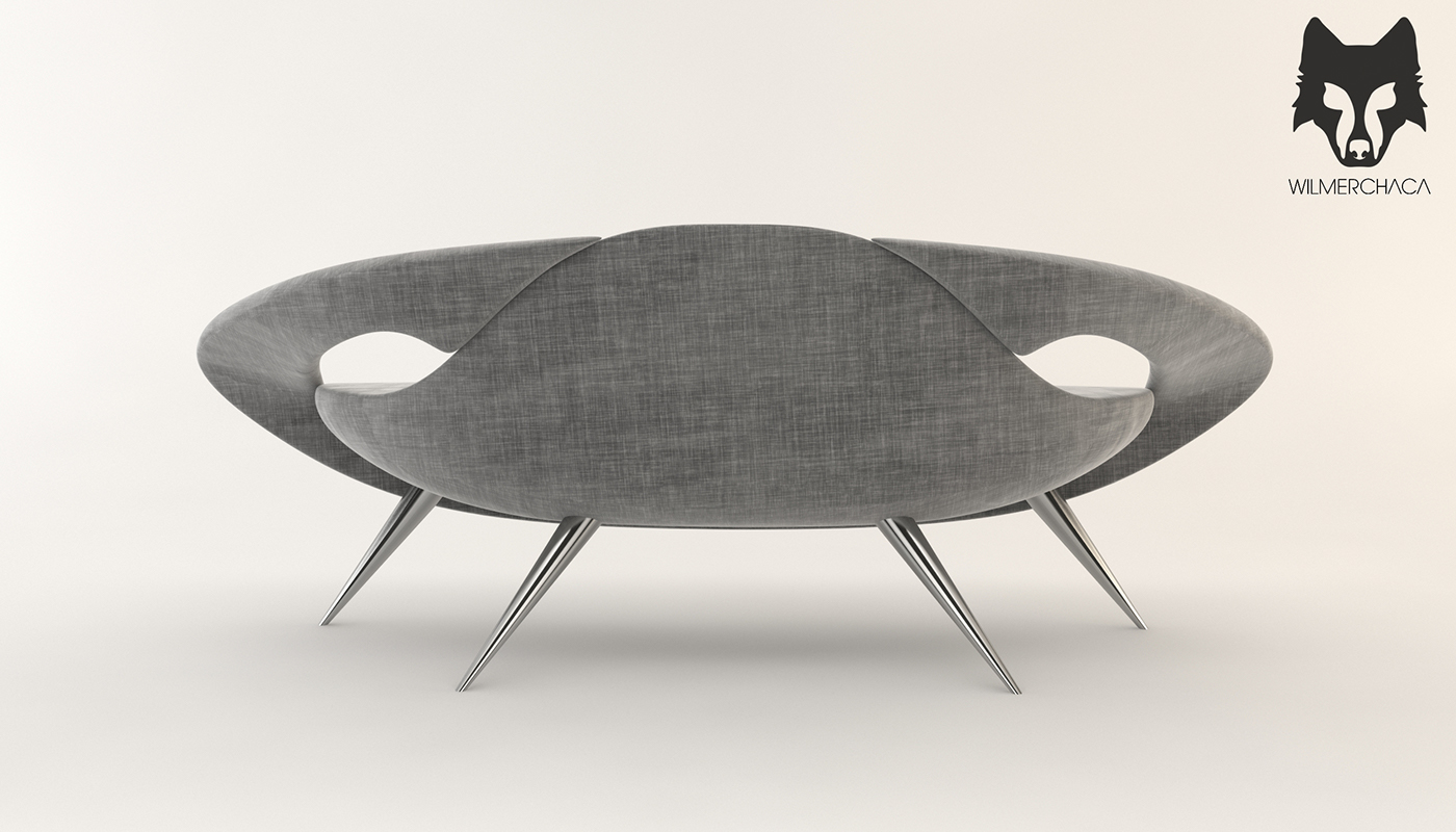 Andromeda，chair，grey，