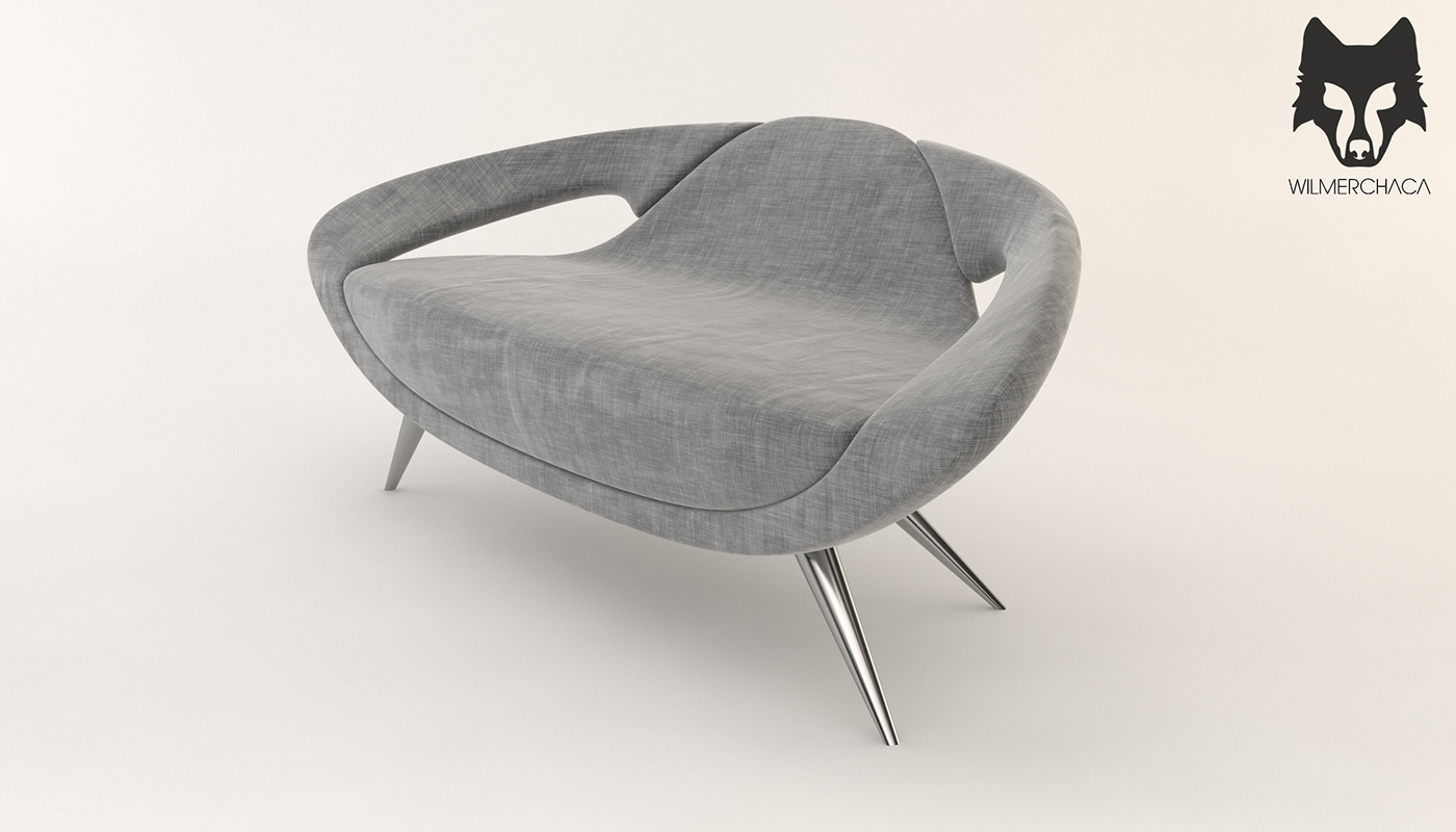 Andromeda，chair，grey，