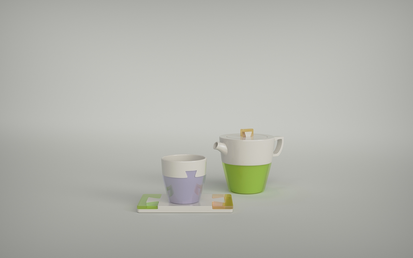 ceramics，tea set，Mortise and tenon，Integrated material，Fit，