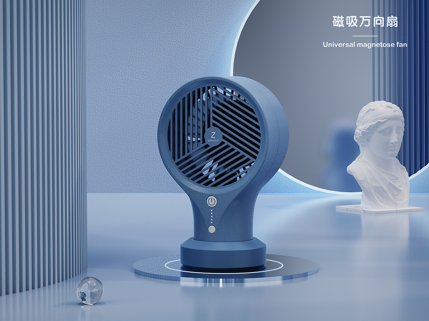 Small fan，Dual purpose，Portable，Magnetic attraction，
