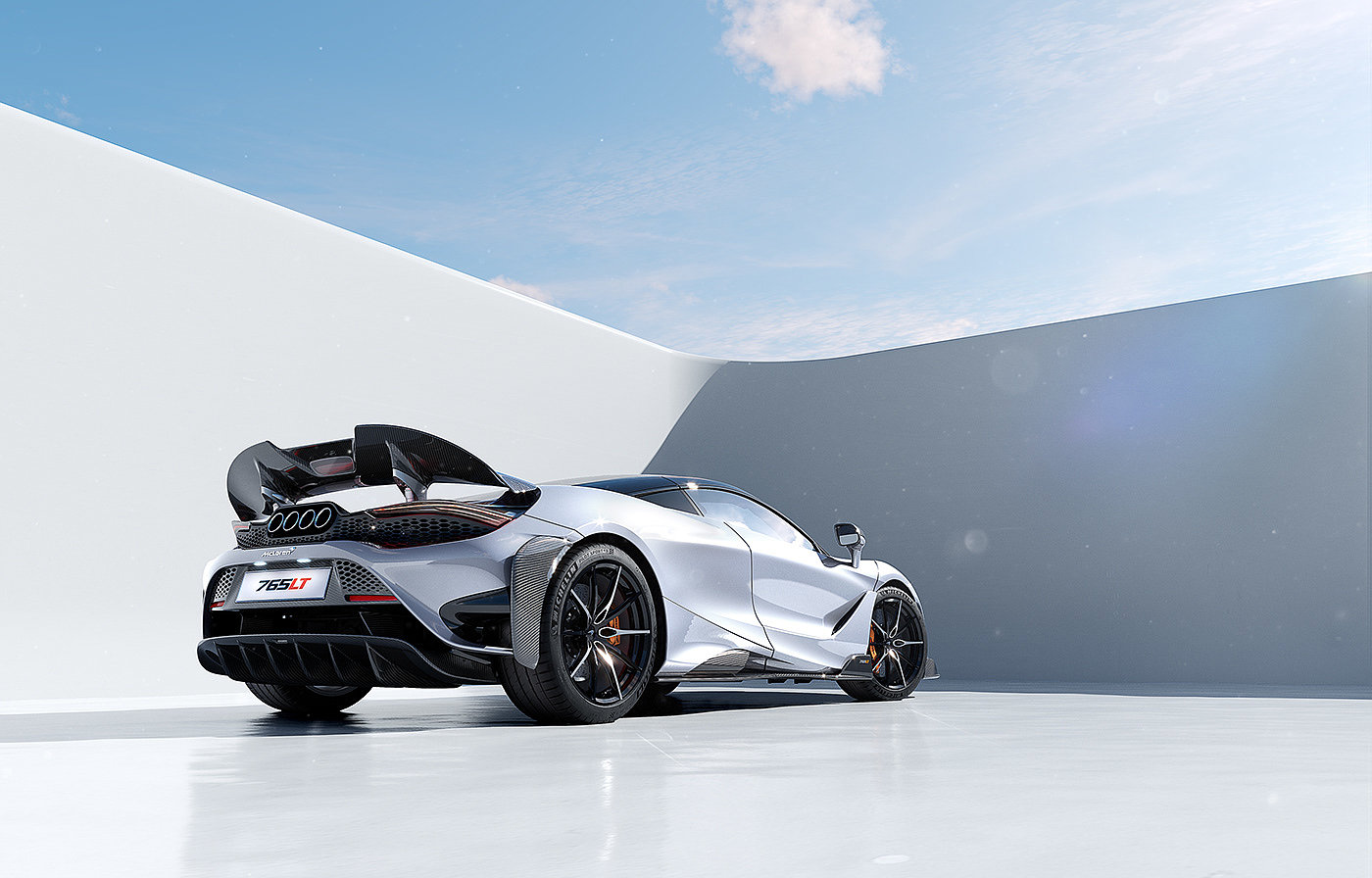 mclaren，765LT，跑车，cgi，