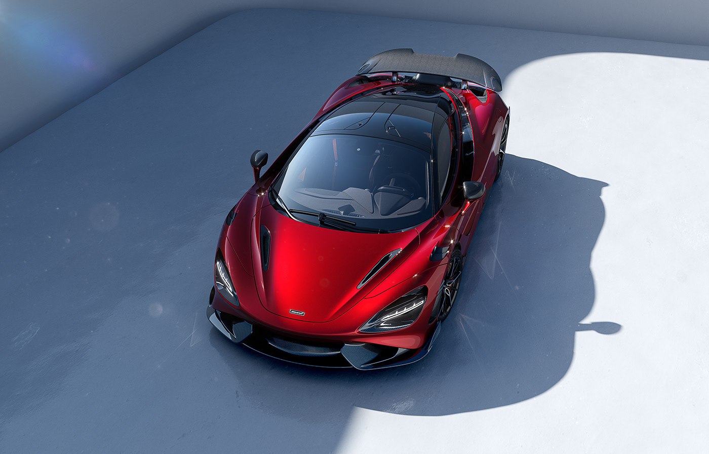 mclaren，765LT，Sports car，cgi，