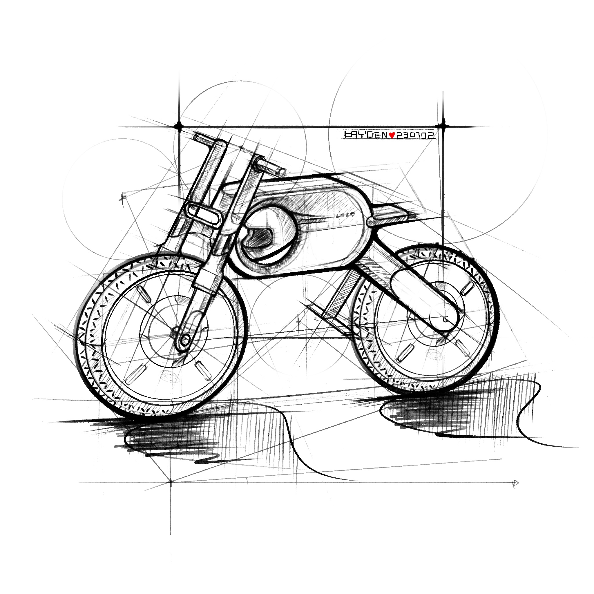 Hand drawn industrial design，Ubee ，record，self-taught，Procreate，