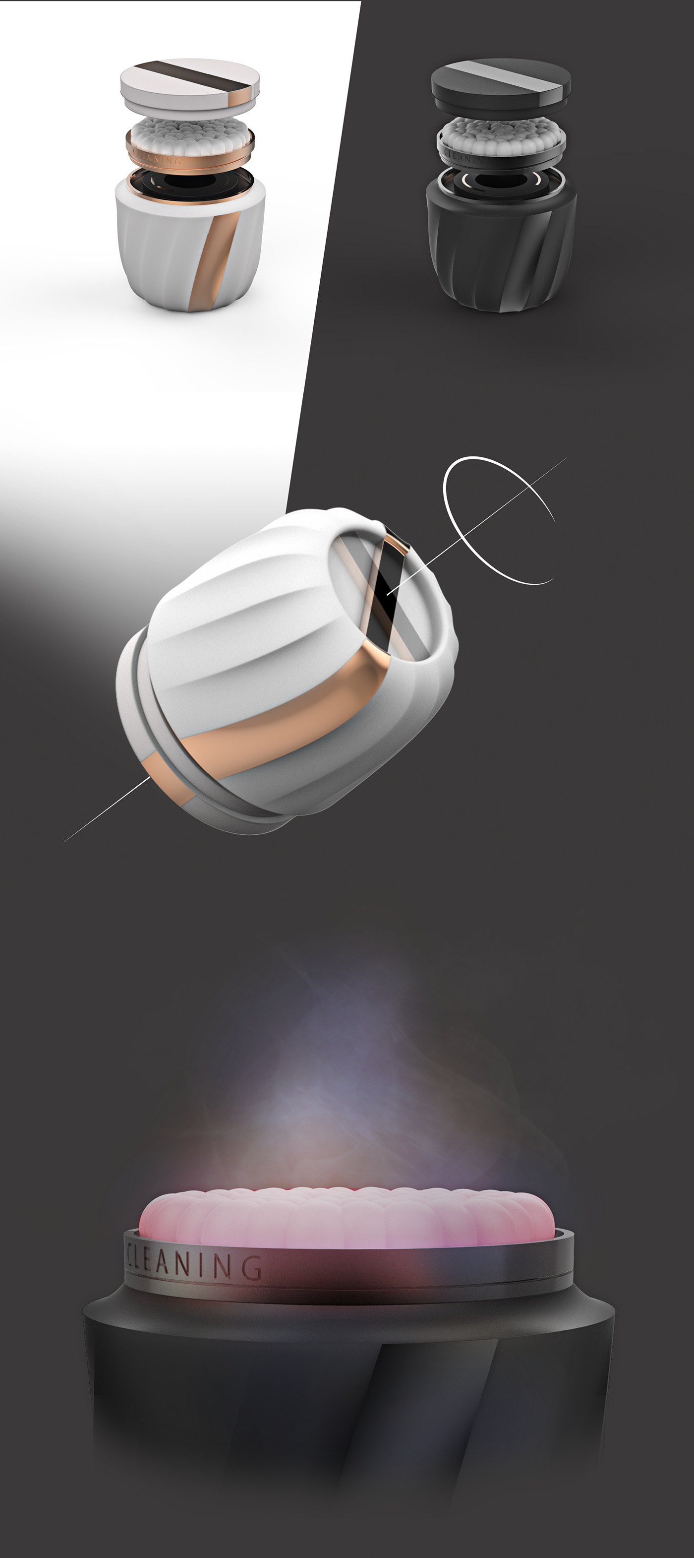 Wash and protect，Body instrument，Body Brush，