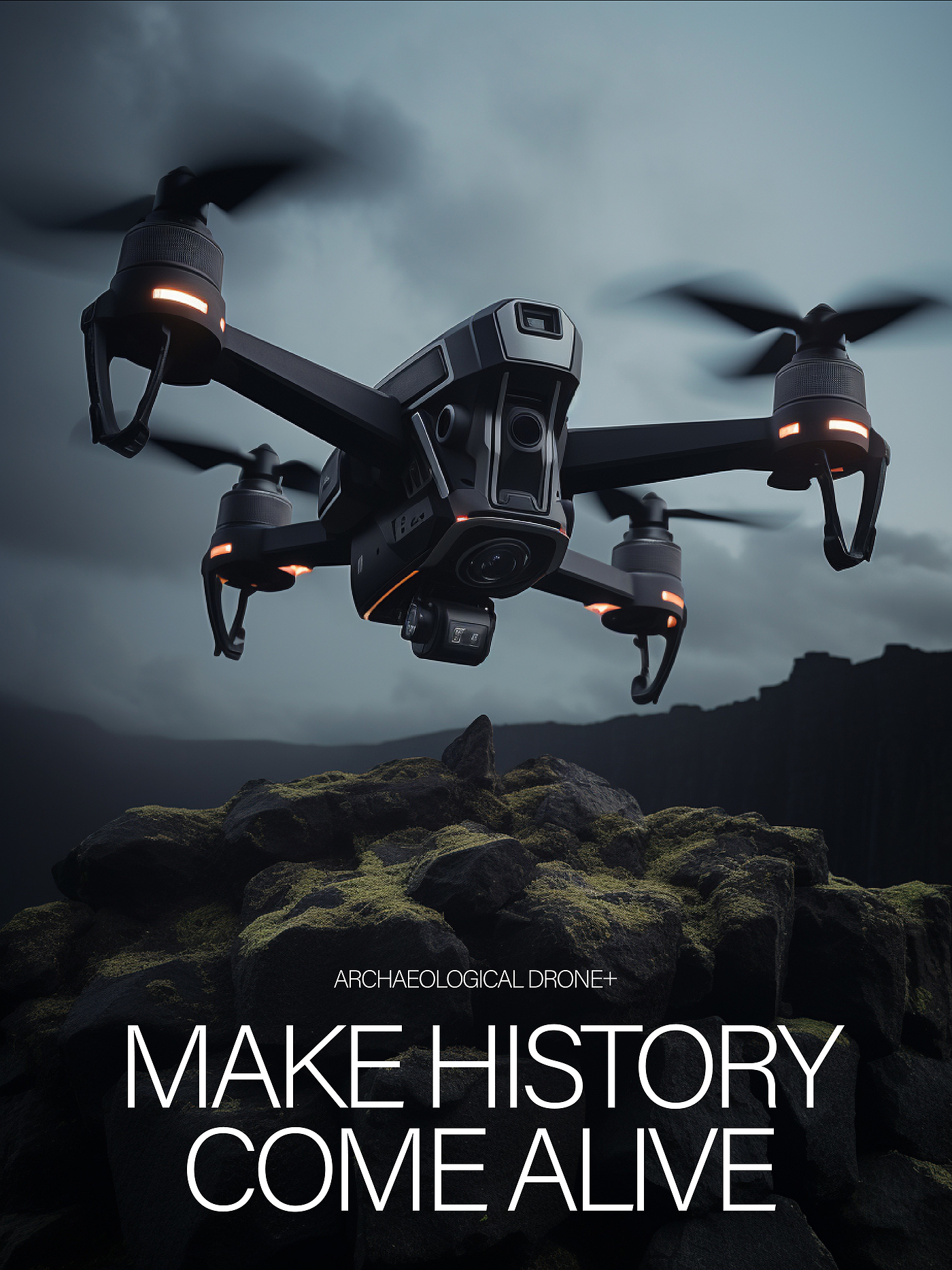 AIGC，ai，UAV，Archaeology，sample reels，intelligence，Photography，