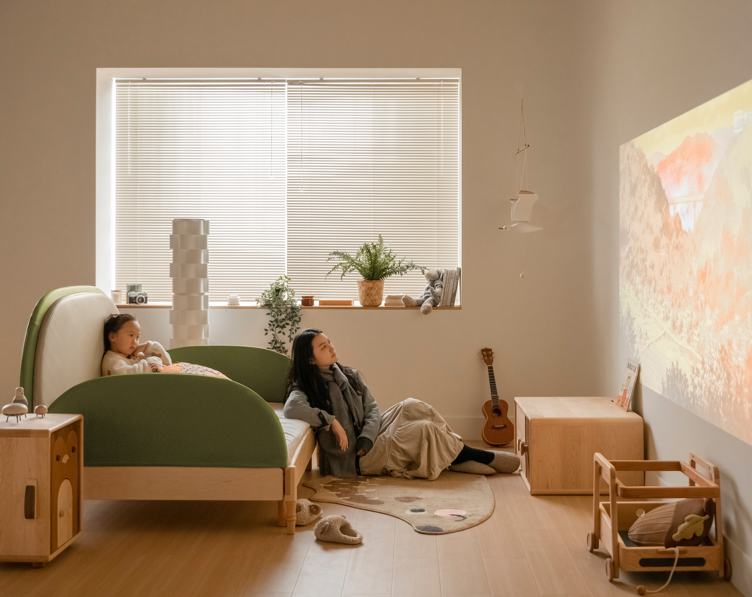 Children's furniture，furniture design ，Children bed，industrial design，product design，Solid wood furniture，Original design，