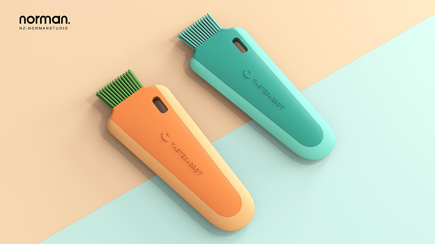 Wiper，Cleaning brush，Carrot，