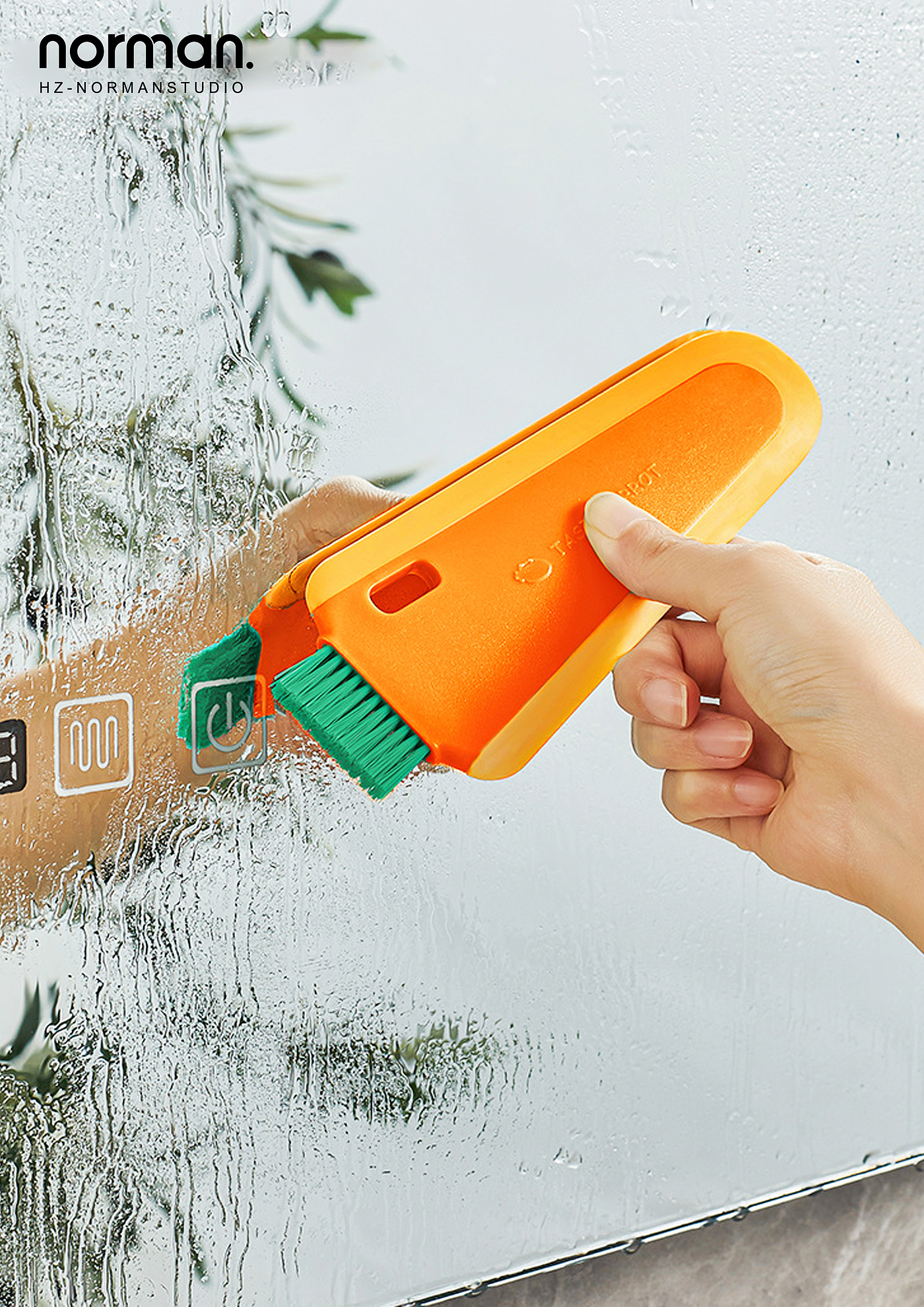 Wiper，Cleaning brush，Carrot，