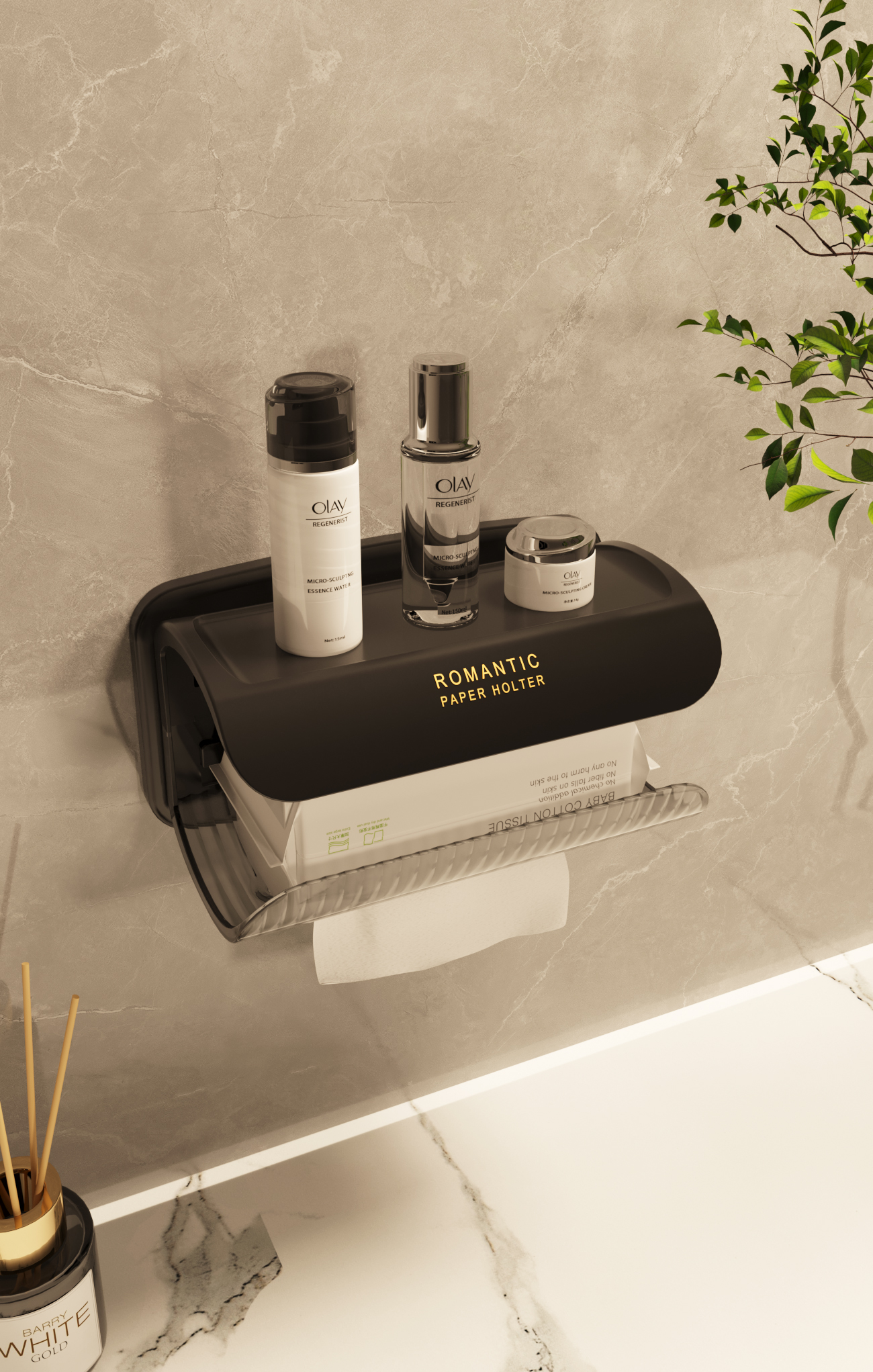 Tissue box，Hanging wall，industrial design，